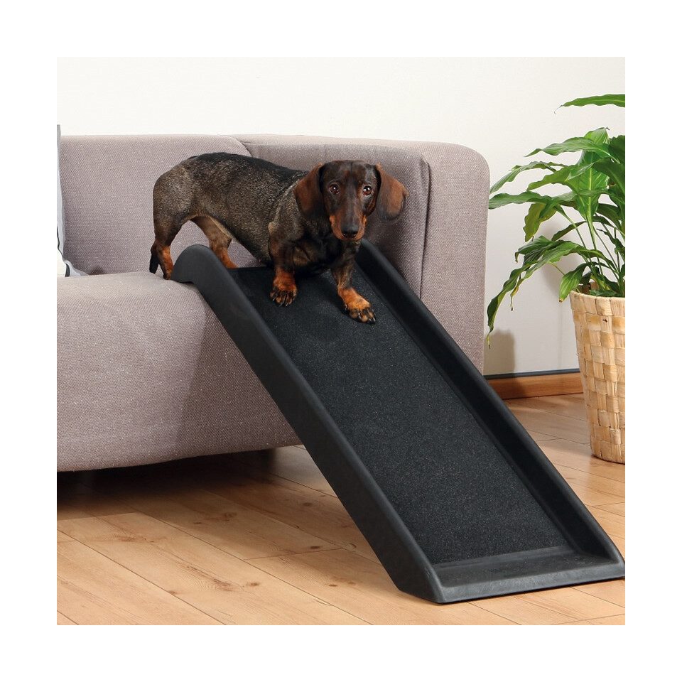 TRIXIE Hunderampe Hunde-Rampe schwarz