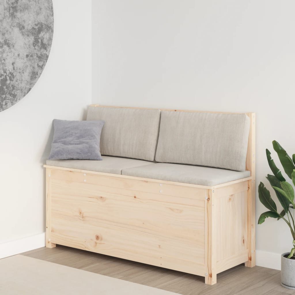 vidaXL Sitzbank, Bank 110x41x76,5 cm Massivholz Kiefer