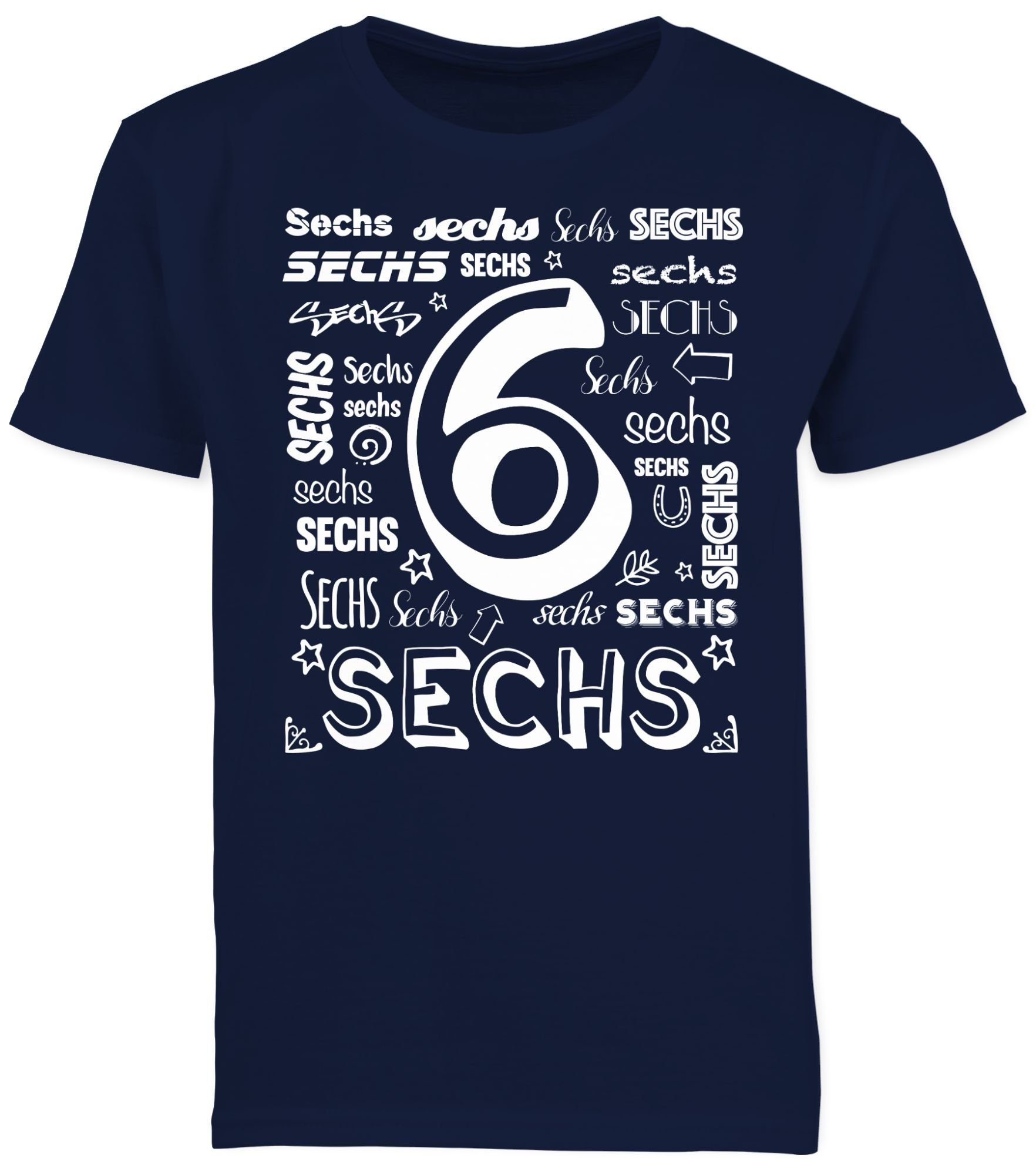 T-Shirt Sechster Zahlen