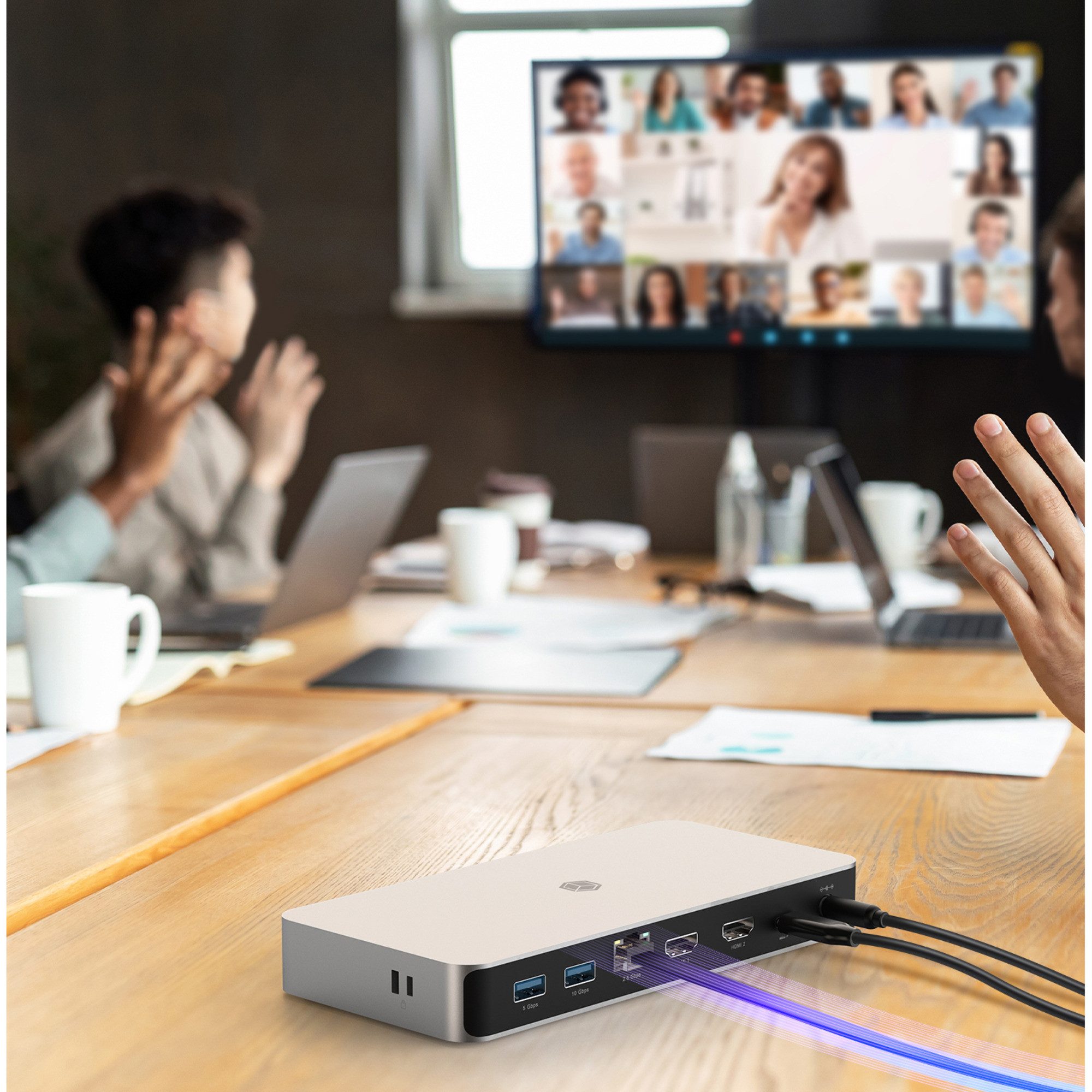 ICY BOX Laptop-Dockingstation ICY BOX IB-DK2880-C41, Dockingstation