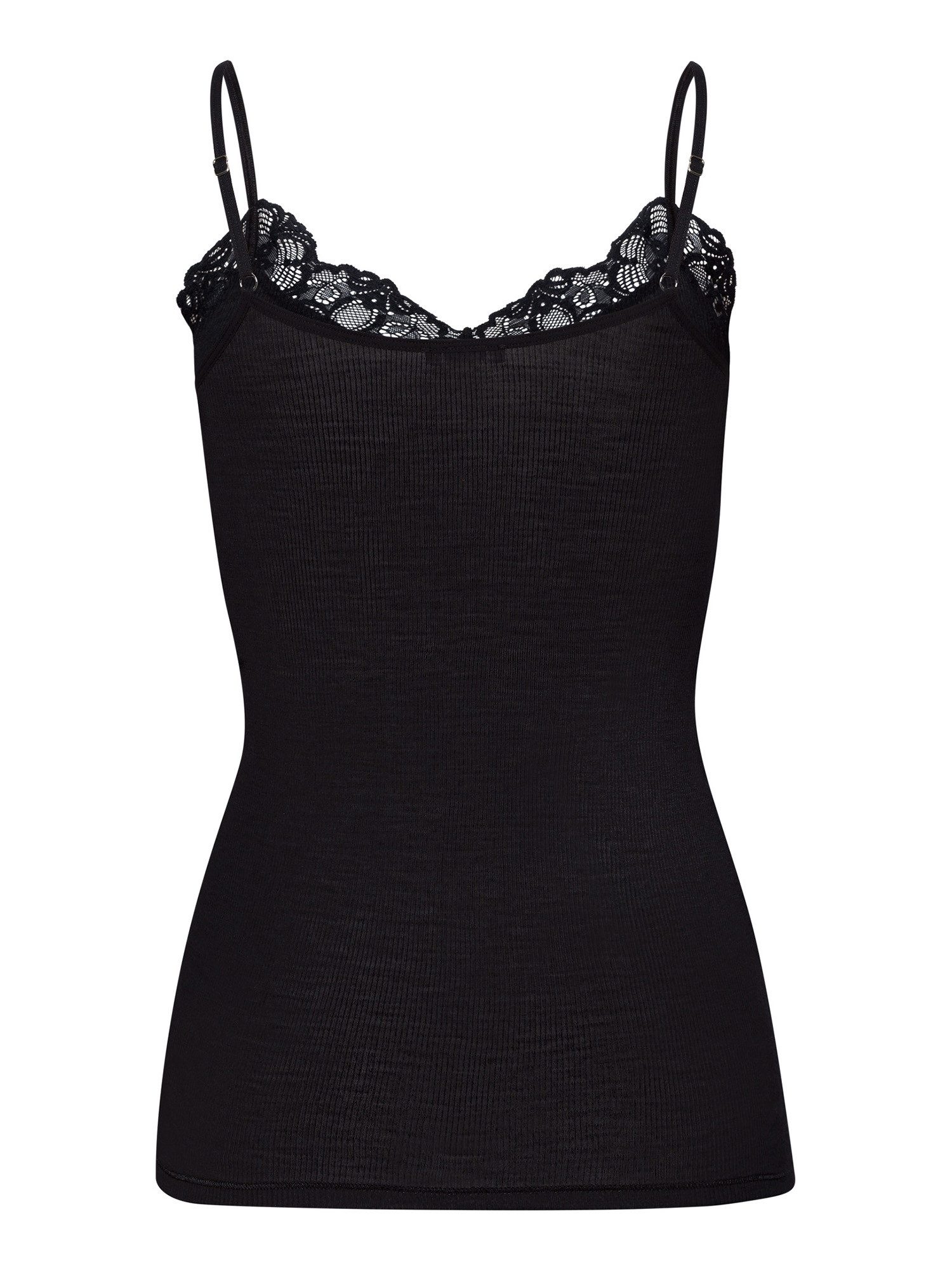 Hanro Spaghettitop Woolen Lace schmale träger Spaghetti-top