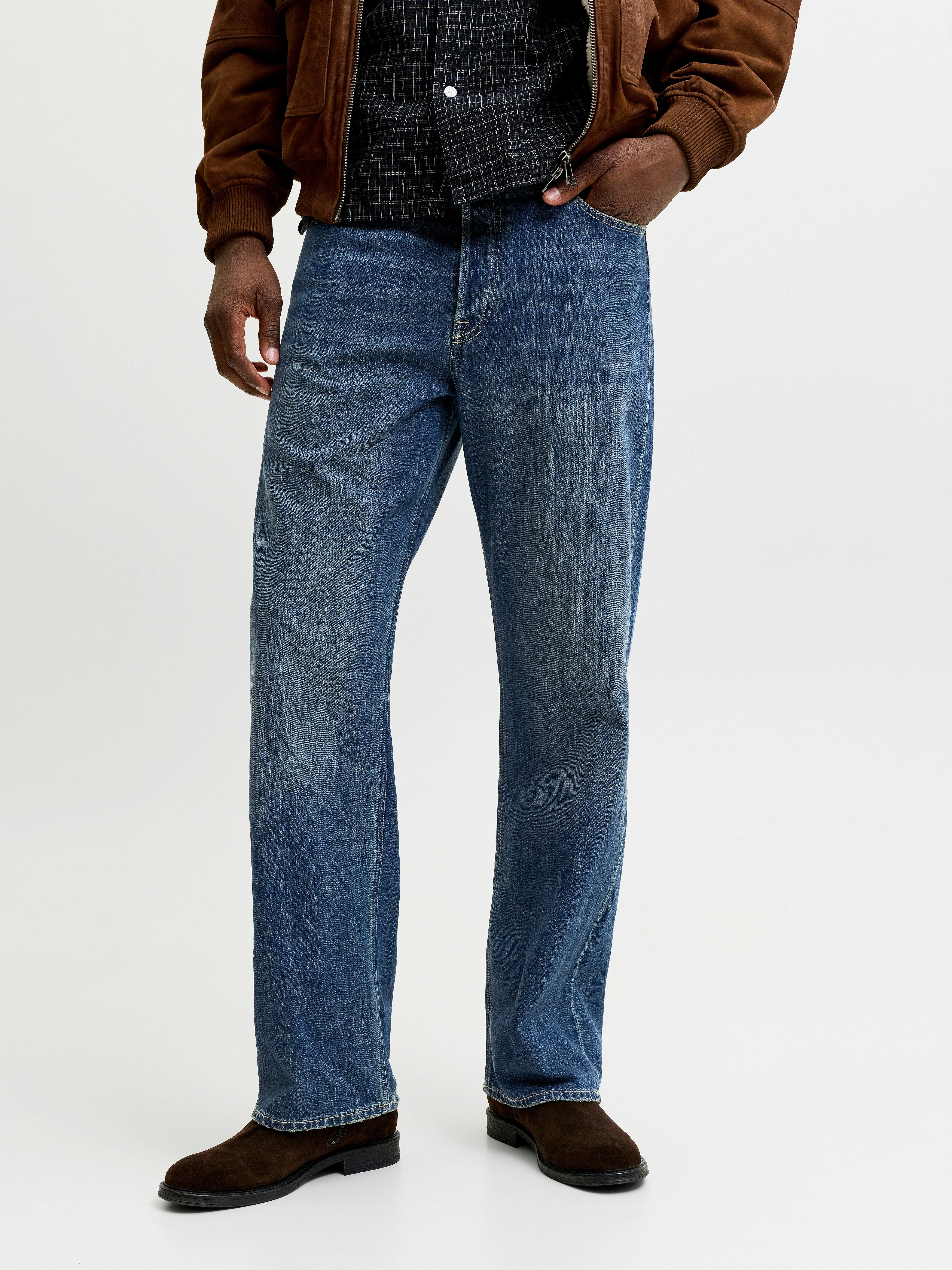 Jack & Jones Straight-Jeans JJITED JJCLASSIC AM 469 SN Baumwolle, straight fit