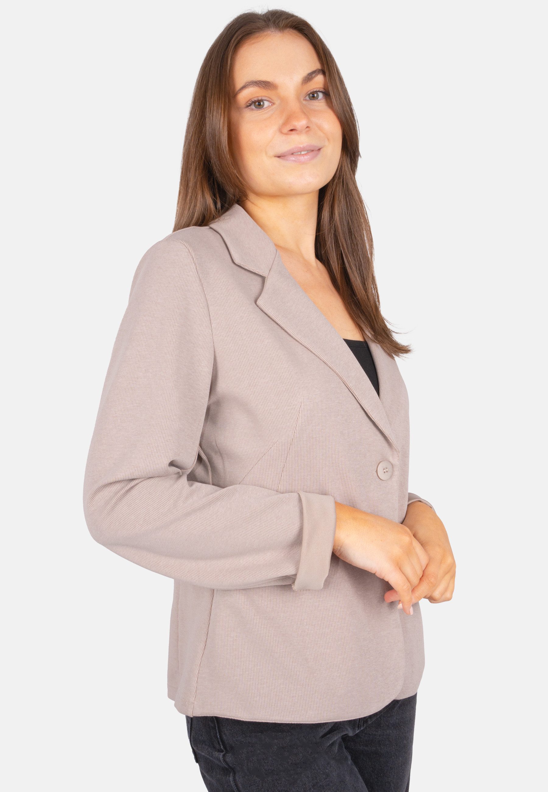 Seasons of April Kurzblazer RUBY Eleganter, figurbetonter Damen Blazer für Business & Freizeit