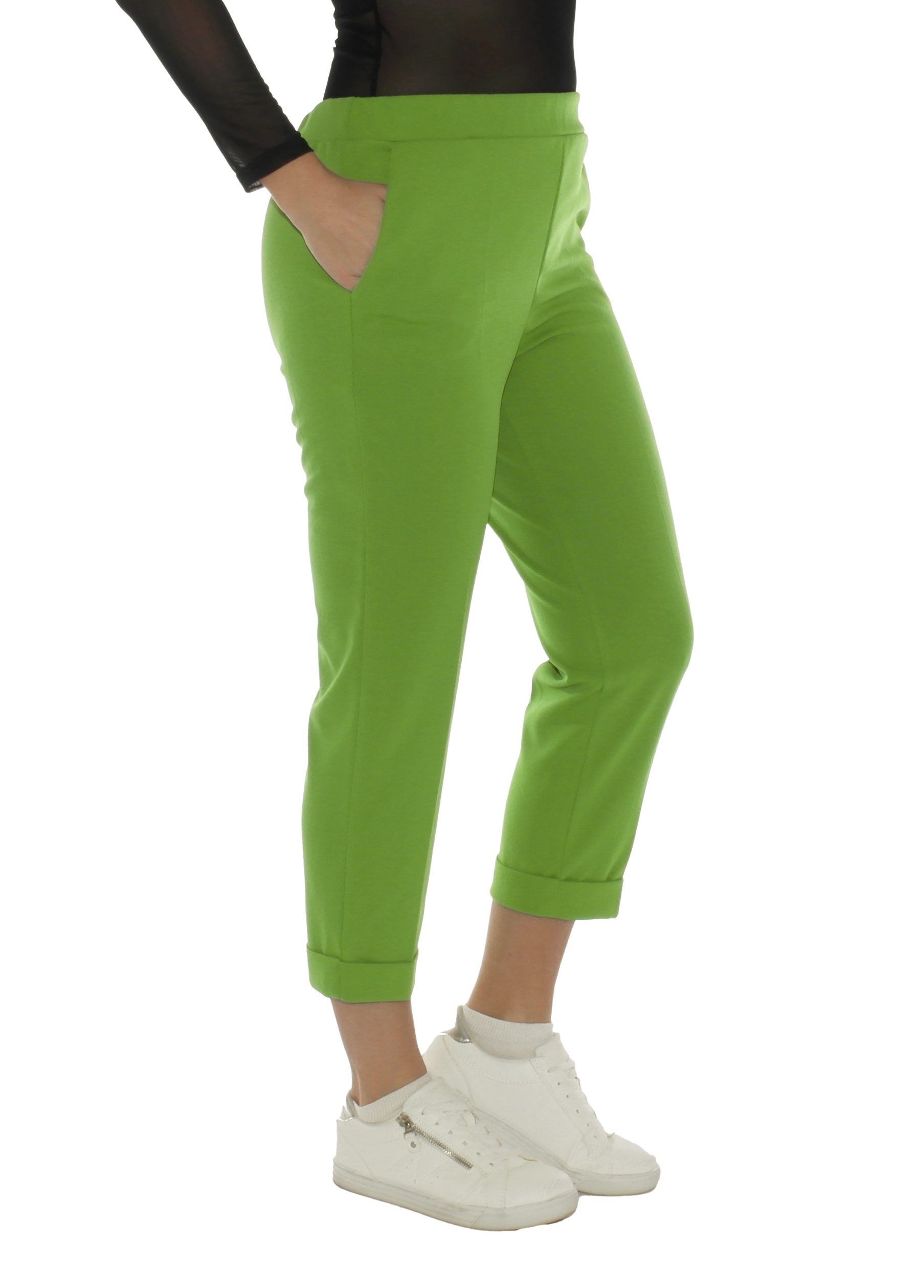 SYS Schlupfchinohose Stoffhose Damen Chinohose Slim günstig online kaufen