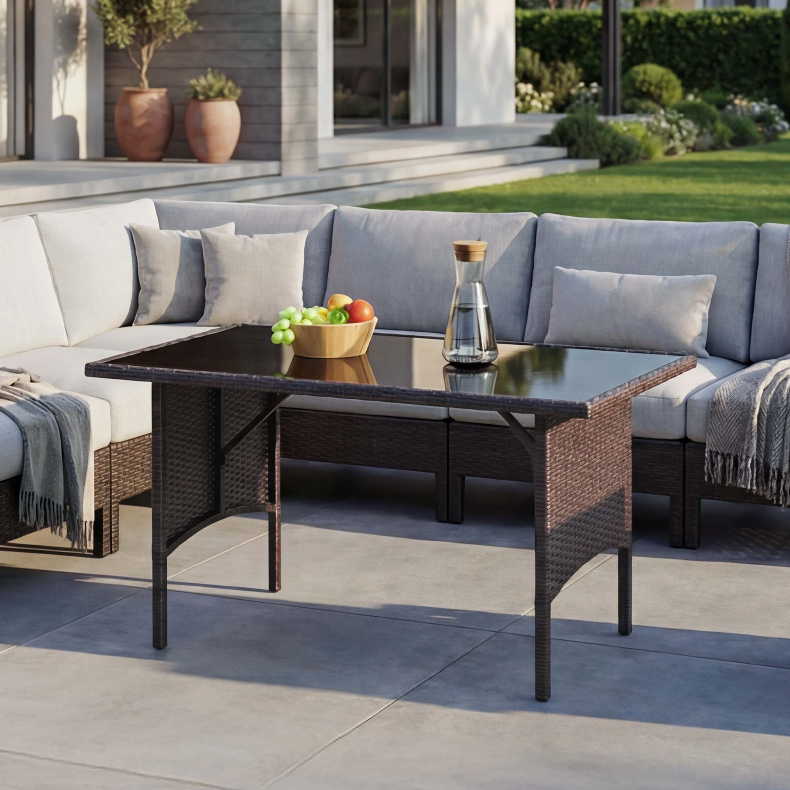 MCW Gartentisch MCW-G16, Passend zu unserer Gastronomie-Serie G16, Neigt nicht zum Fasern