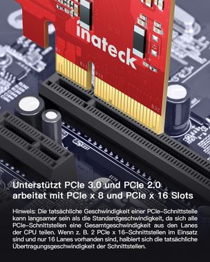 Inateck PCIe zu USB 3.2 Karte mit 20 Gbit/s Bandbreite 3A+2C Ports PC-Controller