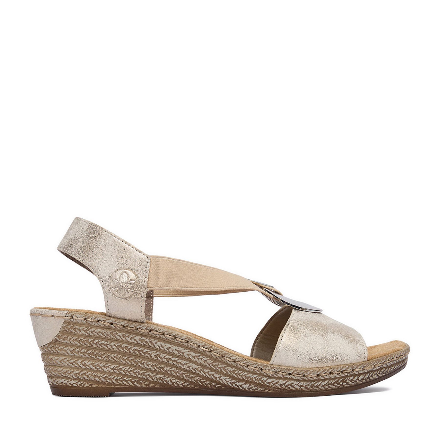 Rieker Rieker Damen-Sandalen Beige 624H6-60 Sandale