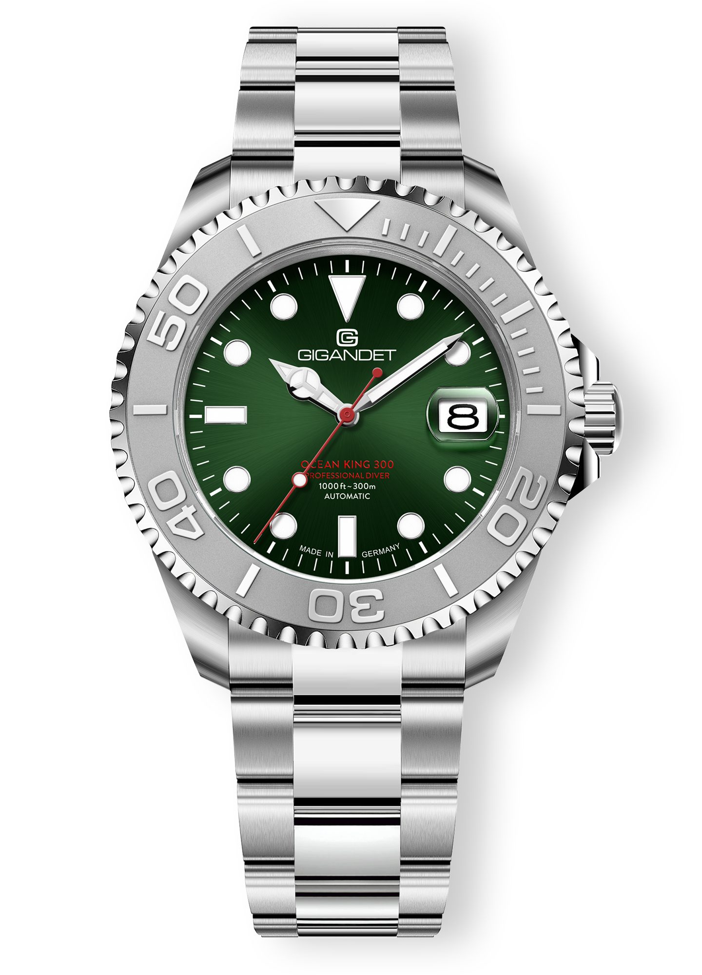 Gigandet Automatikuhr OCEAN KING, Made in Germany, Saphirglas, Edelstahl-In günstig online kaufen