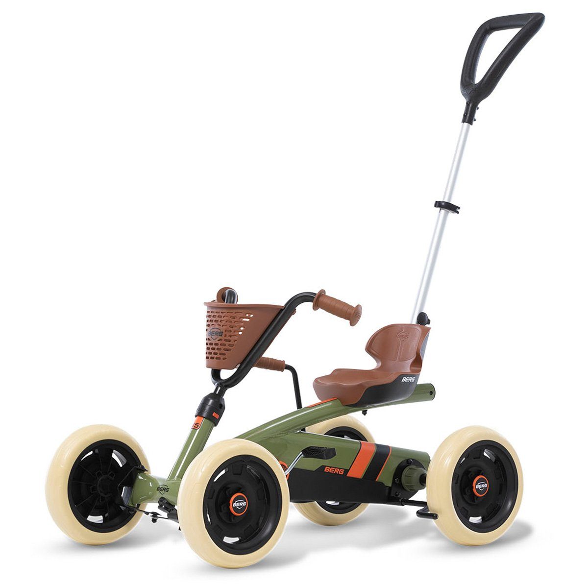 Berg Kinderfahrzeug-Räder Berg Pedal Gokart Buzzy Retro 2-in-1 - Green