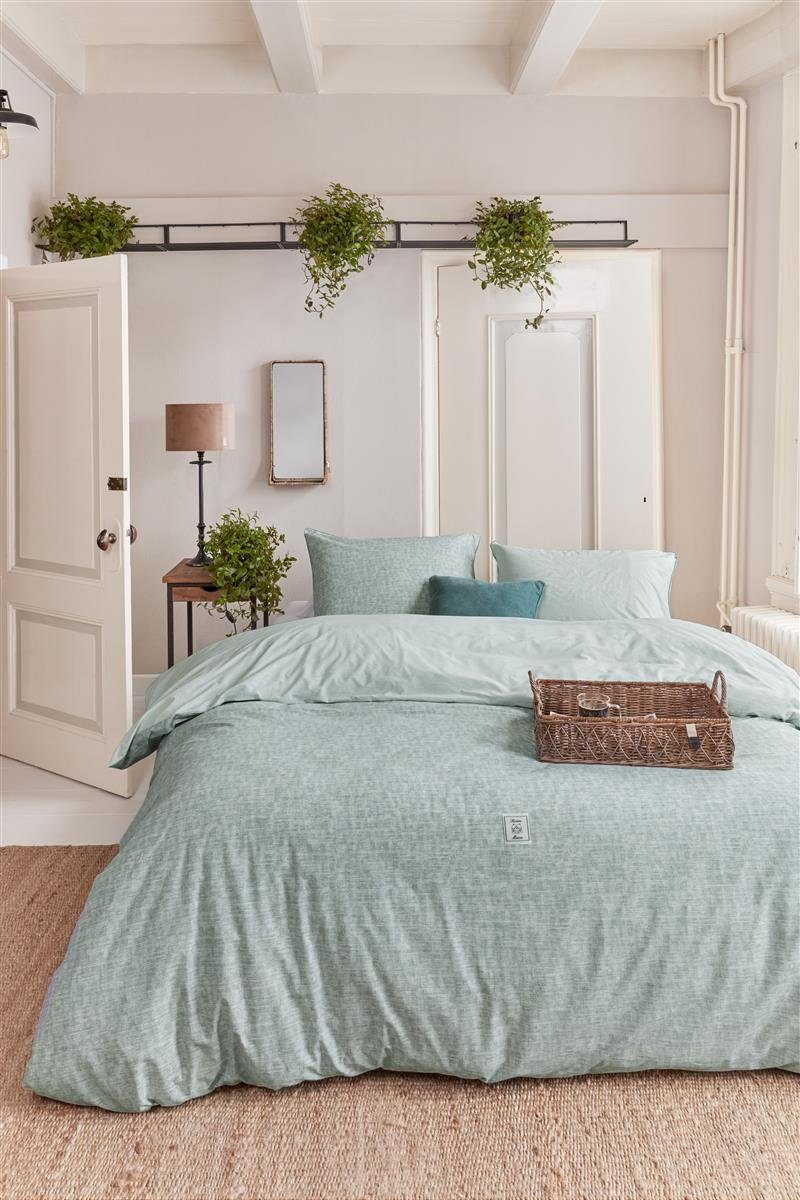 PiP Studio Kissenhülle Isle Of Wight Green 80X80 Grün Renforcé 80 x 80