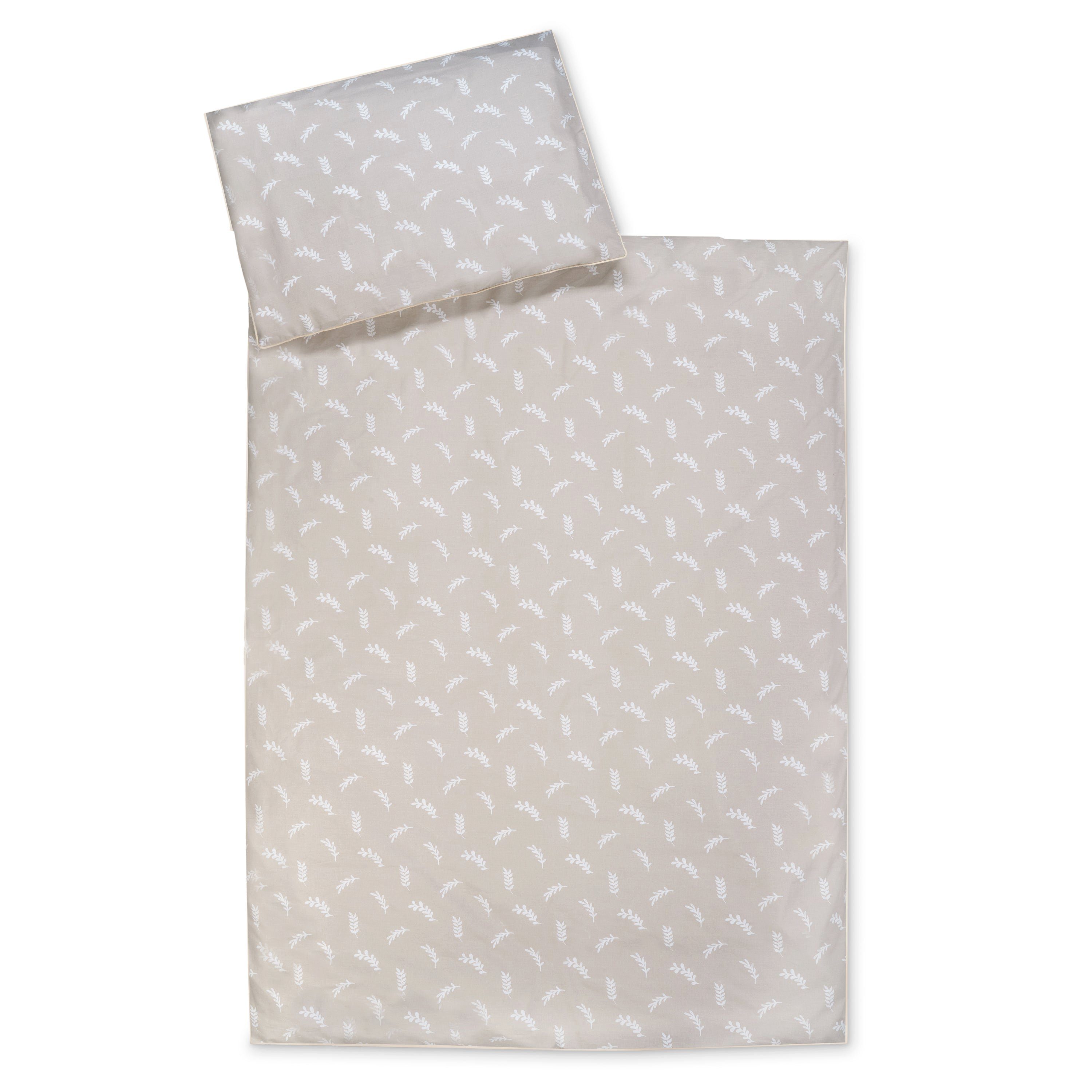 Babybettwäsche Bettwäsche Organic Zweige taupe 100/135+40/60