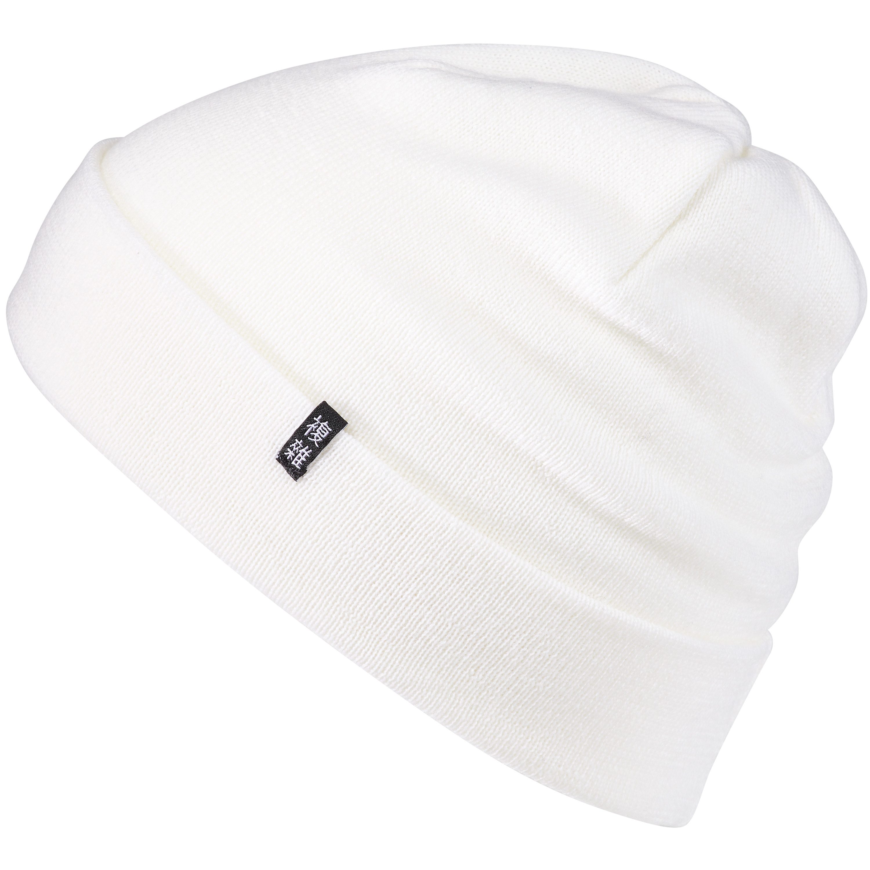 Enter the Complex Beanie Mütze, Damen und Herren 100% Merino Wolle, 2-Lagig gestrickt