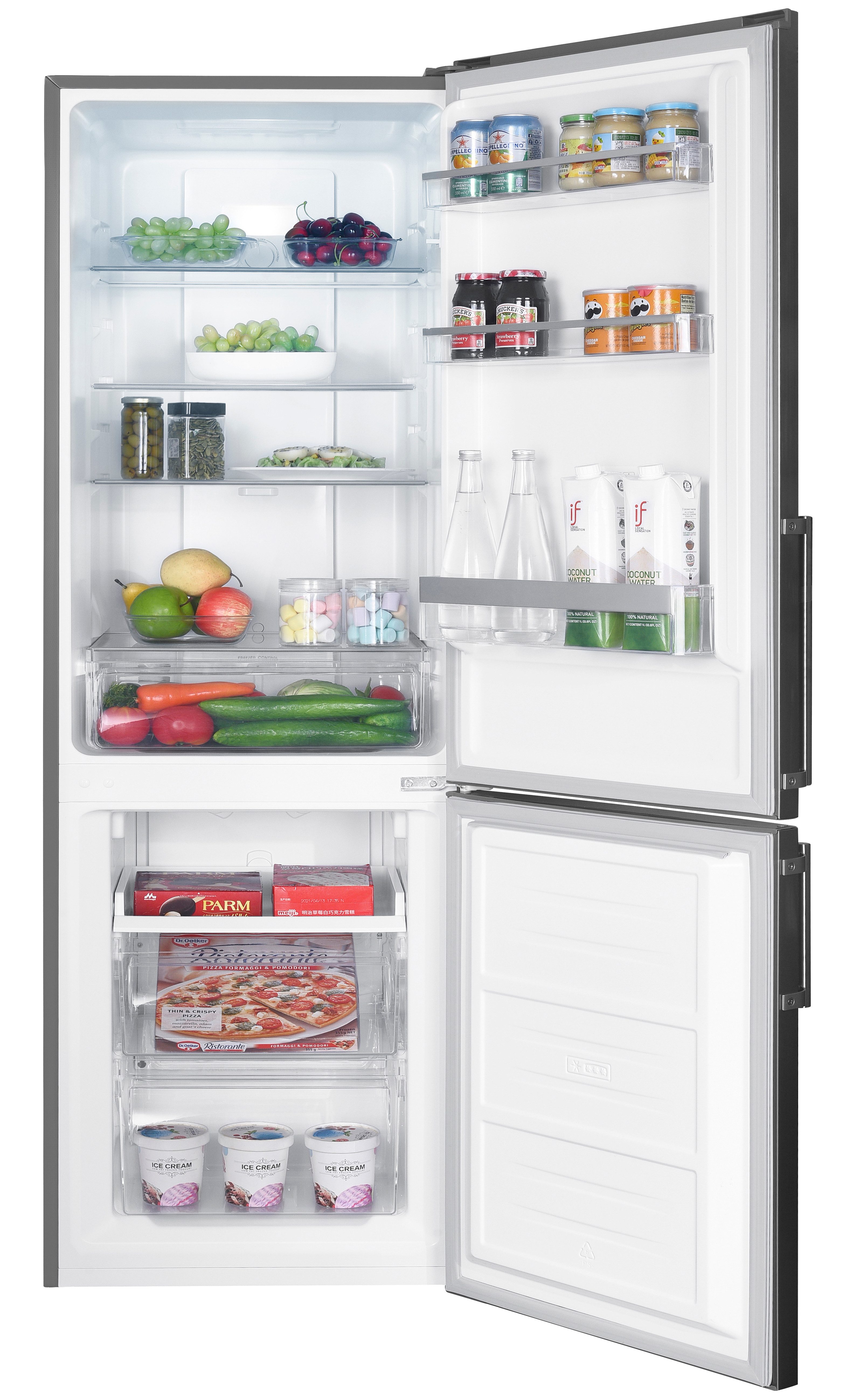 Hanseatic Kühl-/Gefrierkombination HKGK17955CNFI, 181 cm hoch, 54 cm breit, Abtauautomatik, Schnellgefrierfunktion