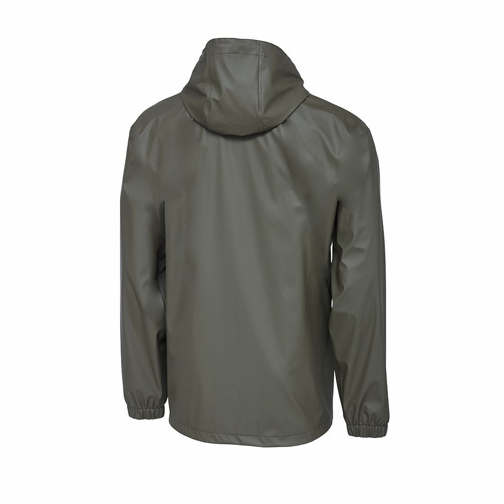 Prologic Regenjacke Rain Jacket Bark Green Olivgrün Regenjacke Angeln Herren wasserdicht