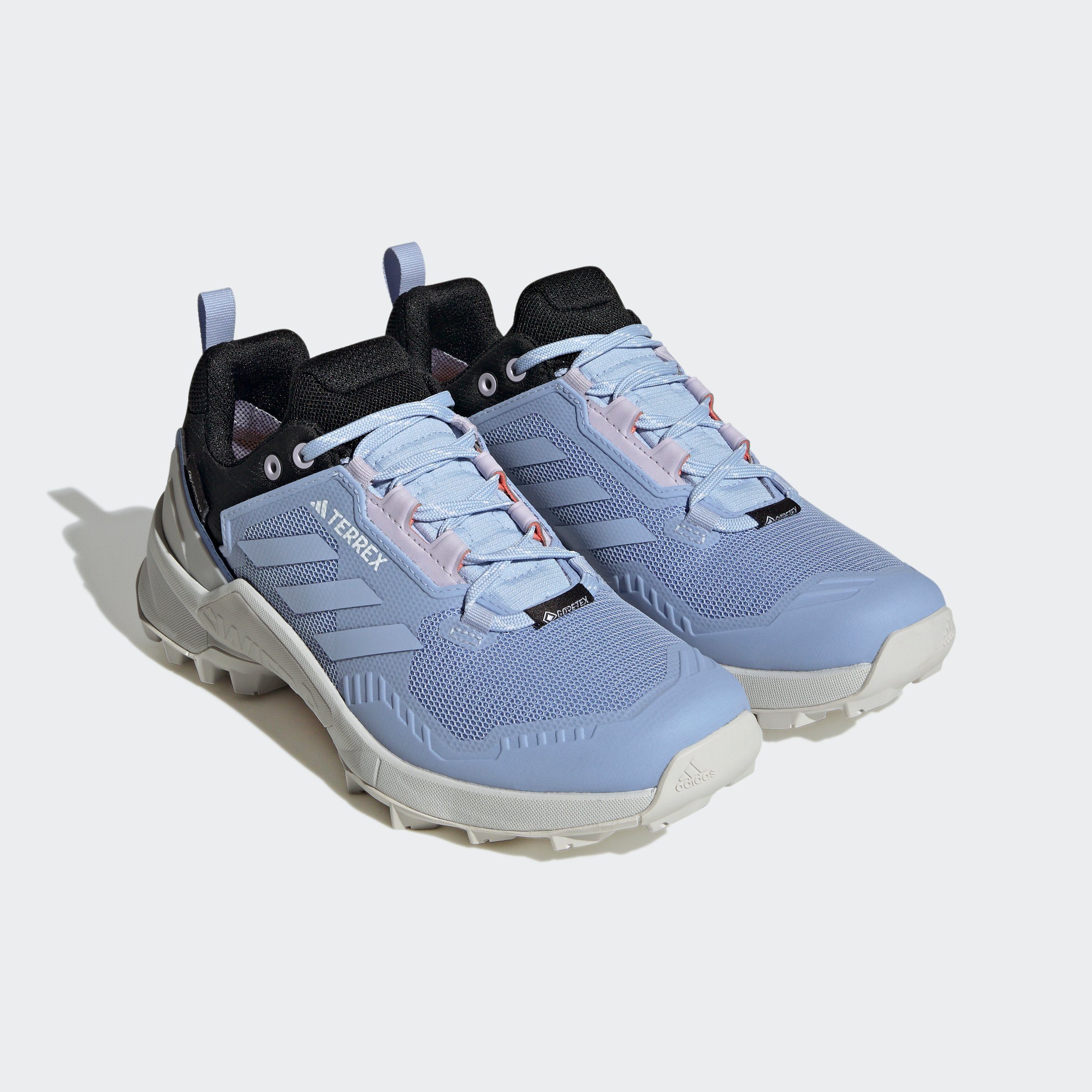 adidas TERREX TERREX SWIFT Blue Fusion wasserdicht Blue GORE-TEX Wanderschuh / Coral Dawn Dawn / R3