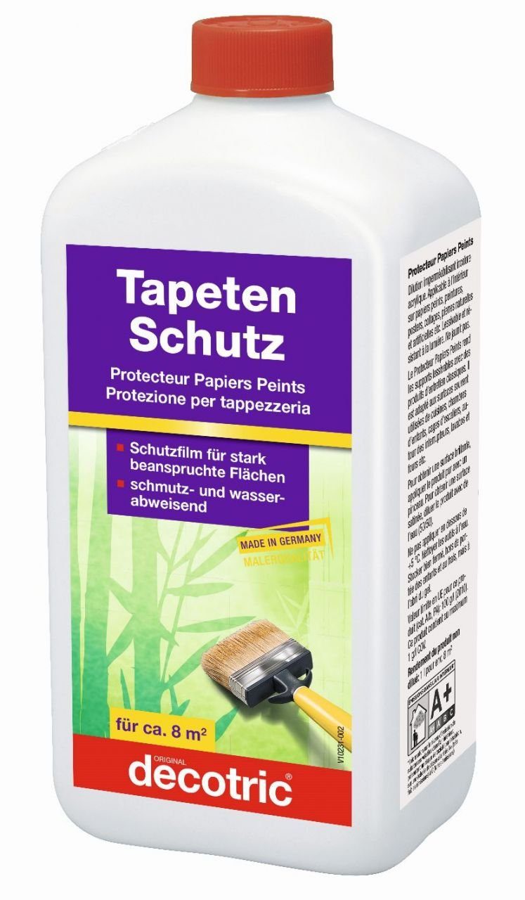 1L decotric® und Tapetenschutz Tapetenschutz Anstrichschutz Decotric