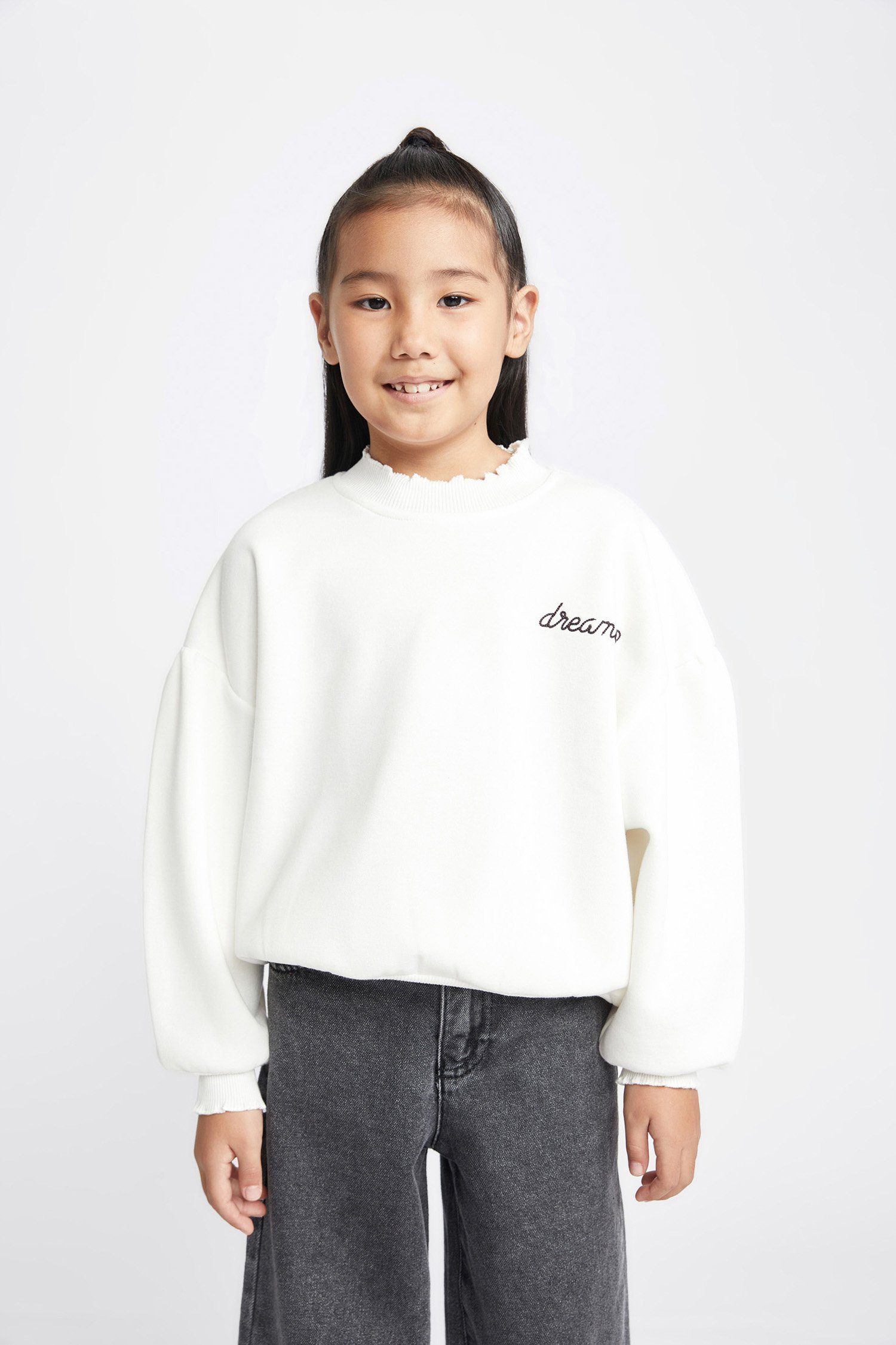 DeFacto Sweatshirt Mädchen Sweatshirt OVERSIZE FIT