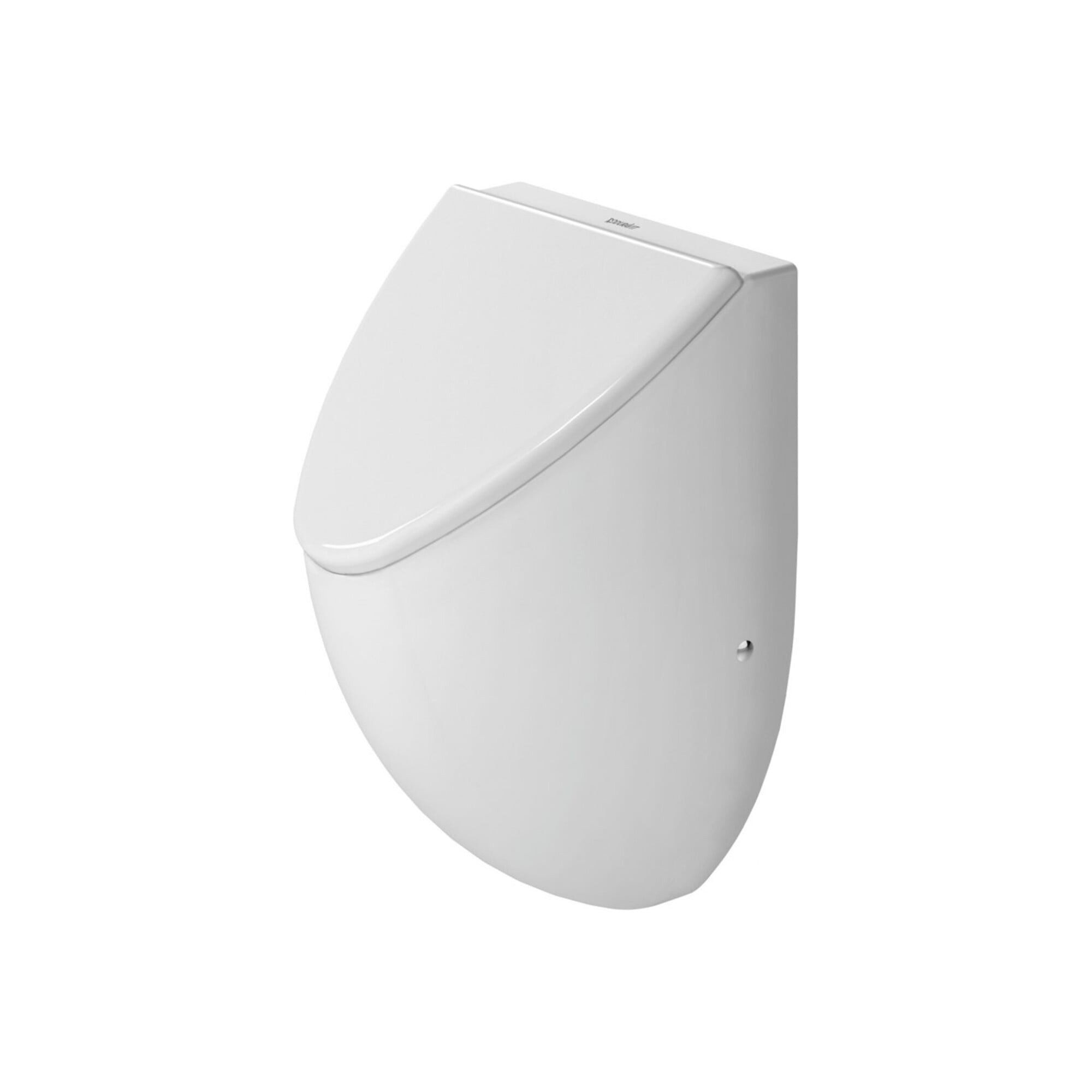Duravit Urinal Duravit Absaug-Urinal Fizz 30,5x28,5cm, Zulauf von hinten, weiß