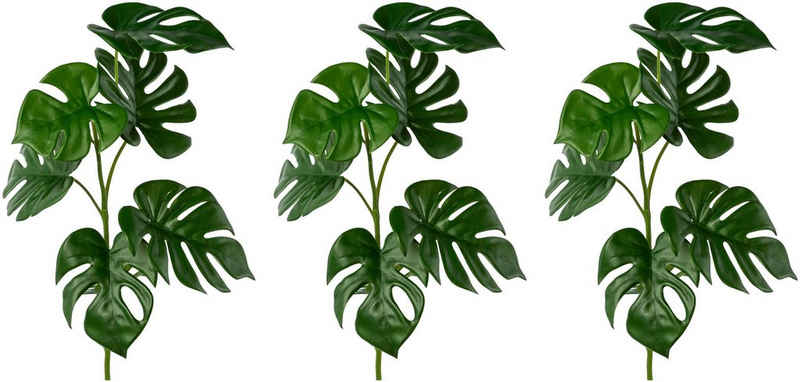 Kunstgirlande Split-Philodendron-Zweig Grünpflanze, Creativ green, Höhe 71 cm