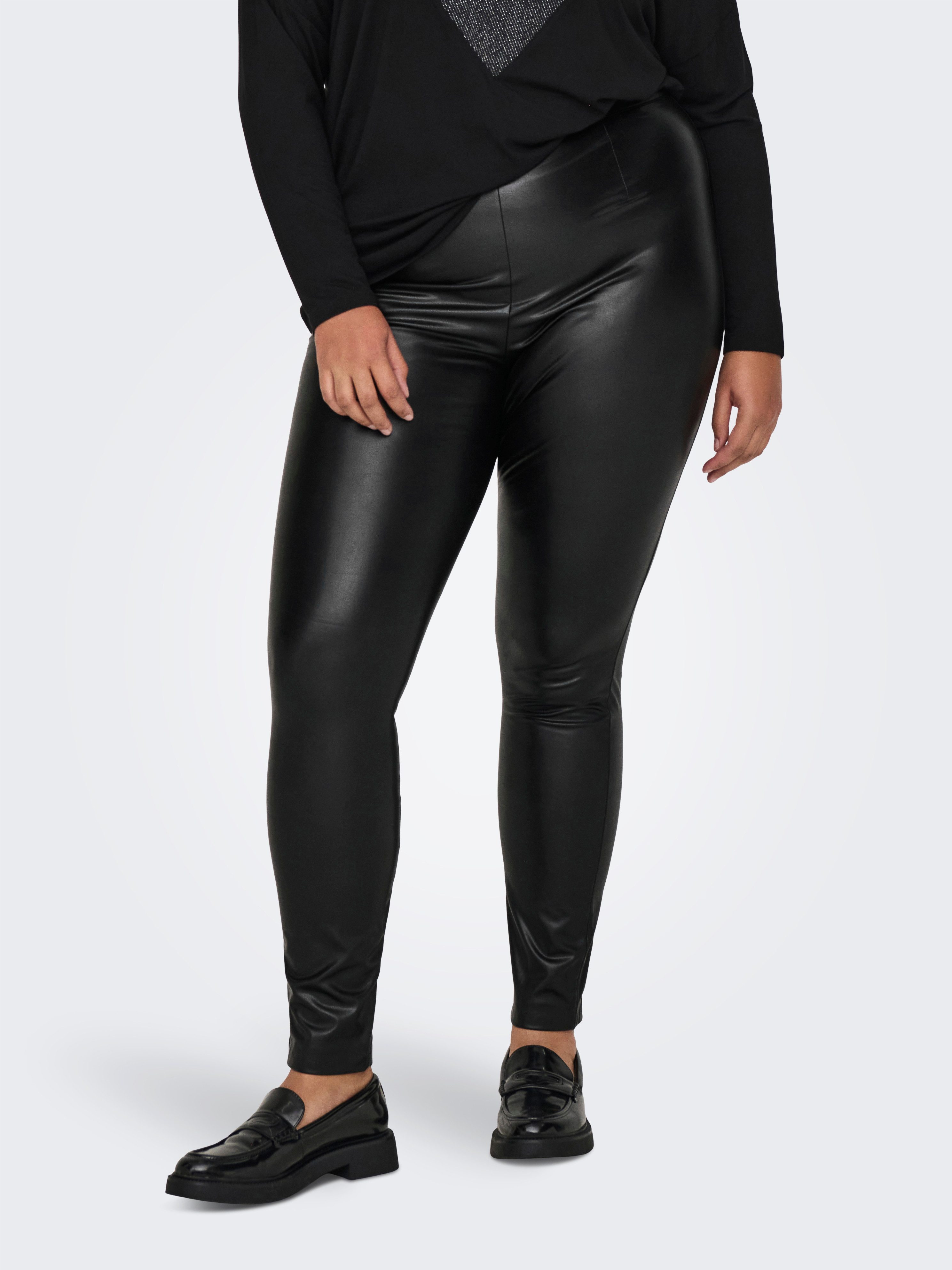 ONLY CARMAKOMA Lederimitathose CARJESSIE FAUX LEATHER günstig online kaufen