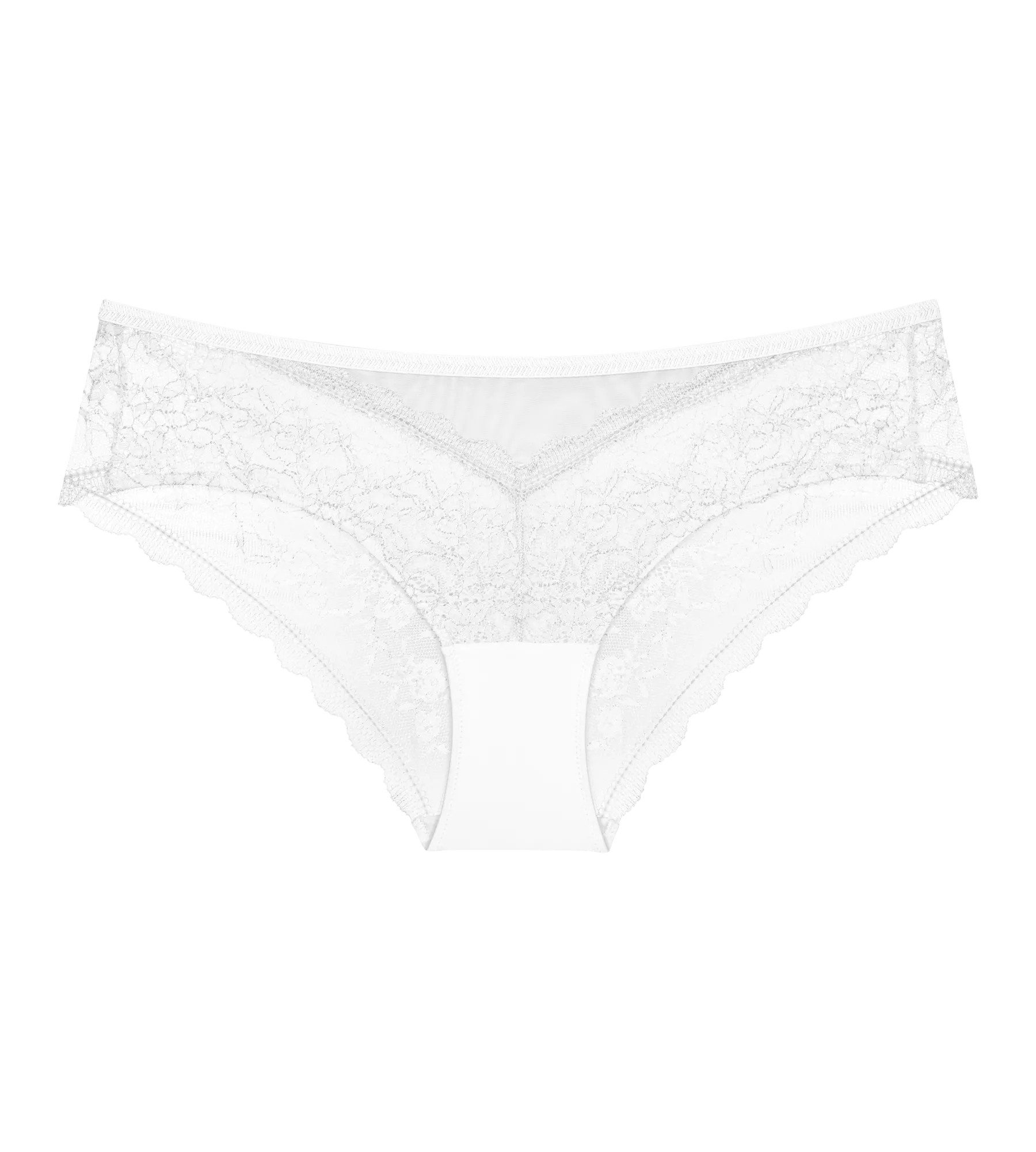 Triumph Slip Comfort Allure Hipster mit floraler Stretch-Spitze, elastisch, Mesh-Einsätze, femininer Look