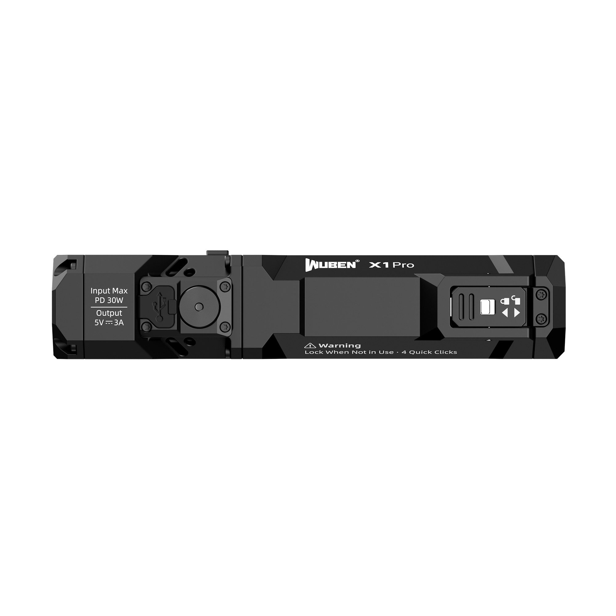 Wuben Taschenlampe X1 Pro, 12.300 Lumen, 3 Lichtmodi, Powerbank-Funktion, IP65, 455 Std.