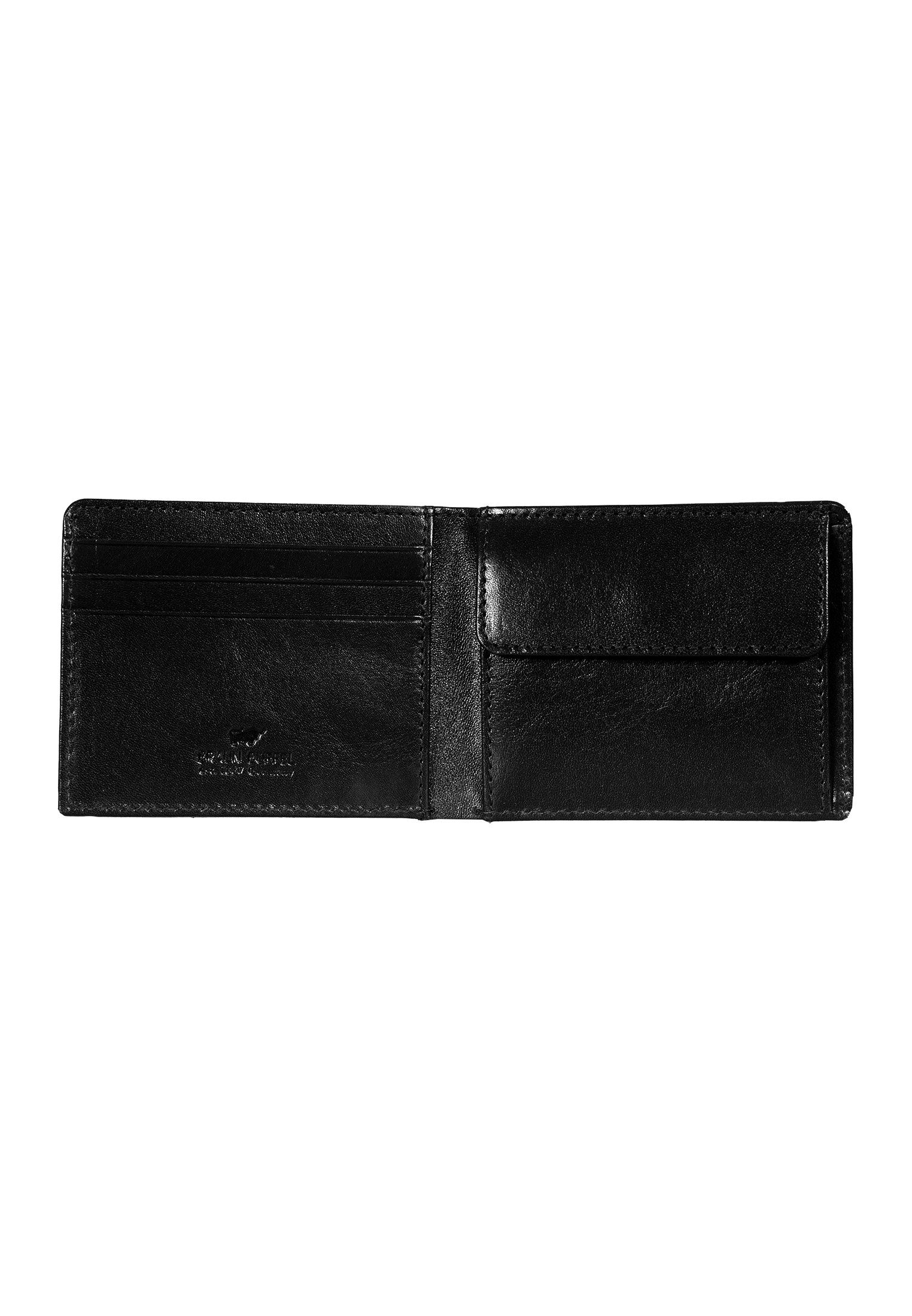 Braun Büffel RFID Geldbörse Kartenfächern mit 3+3CS, Geldbörse schwarz im Scheinfach COUNTRY 3