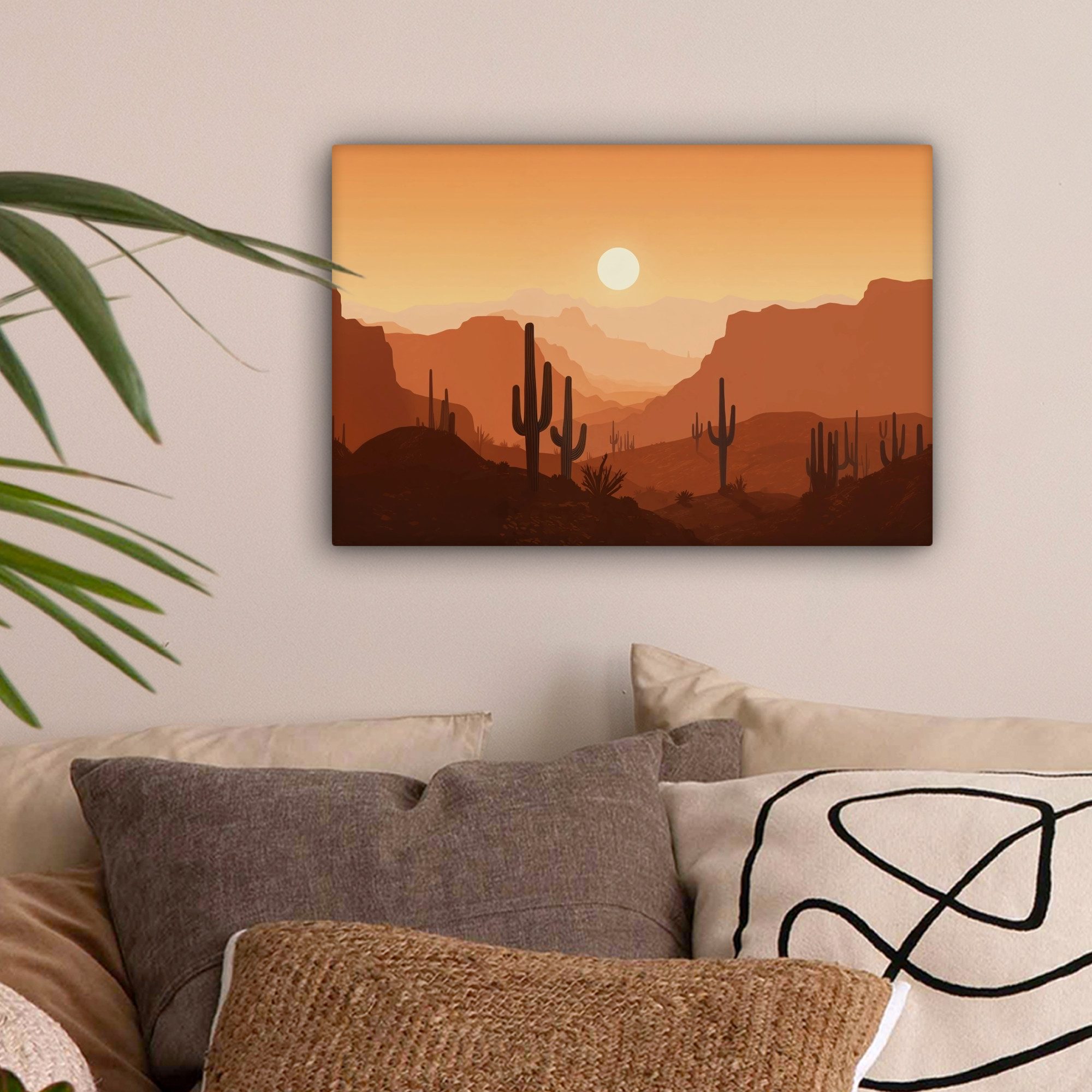 OneMillionCanvasses® Leinwandbild Landschaft - Wüste - günstig online kaufen