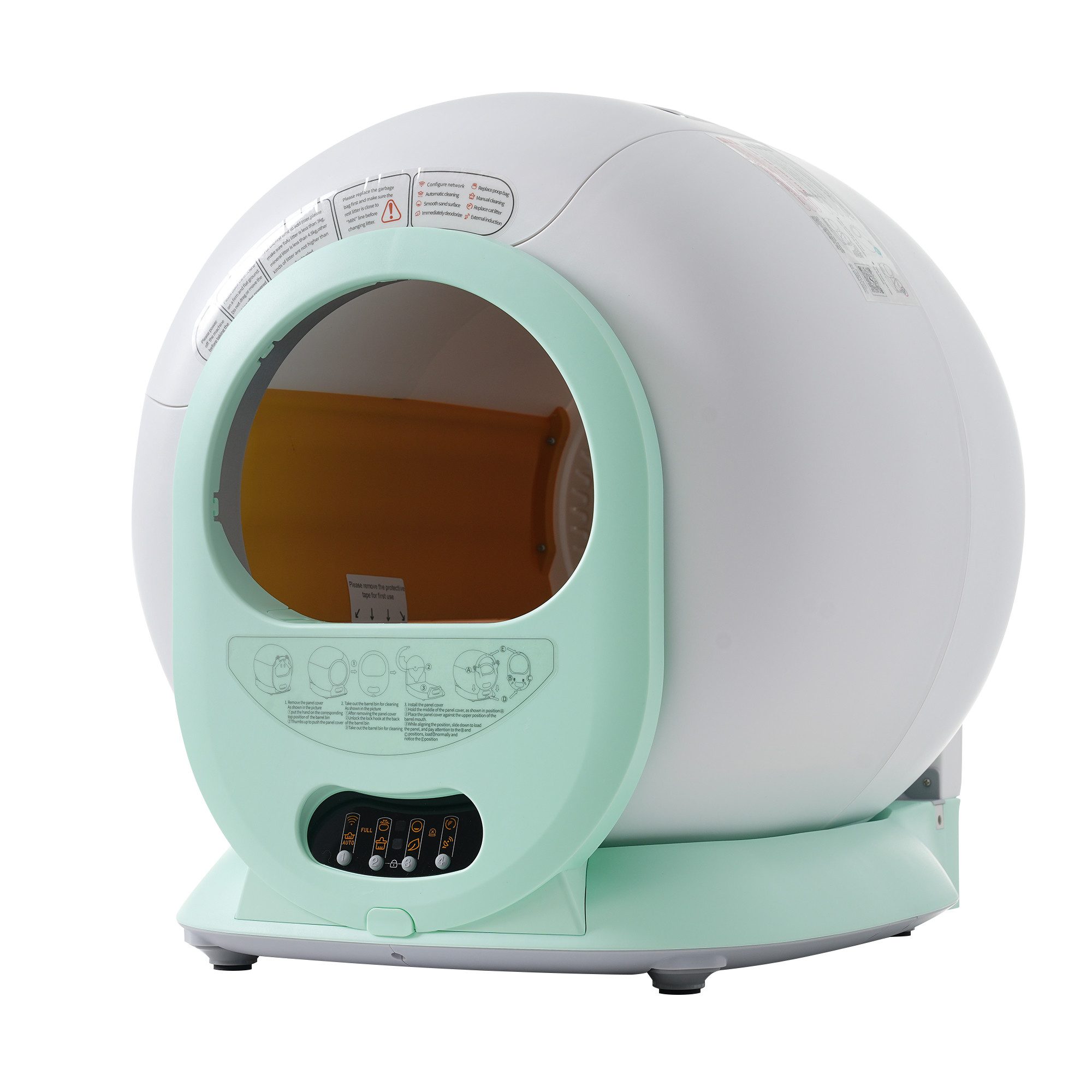 Katzentoilette 65L+9L Adaptive selbstreinigende Katzentoilette