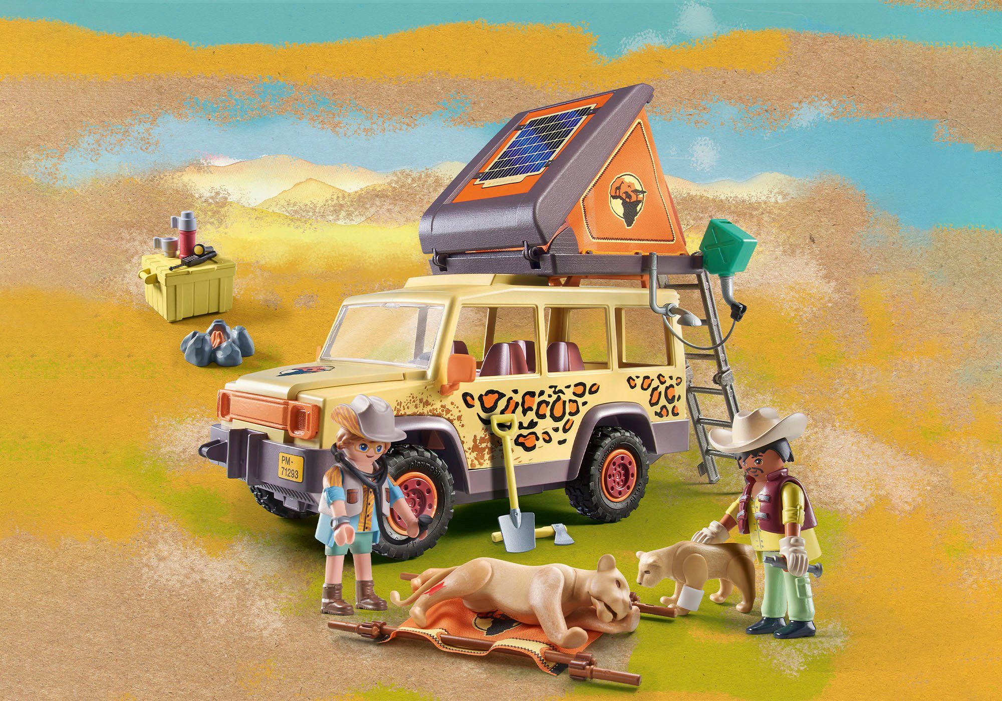 Playmobil® Mit dem Geländewagen bei den günstig online kaufen