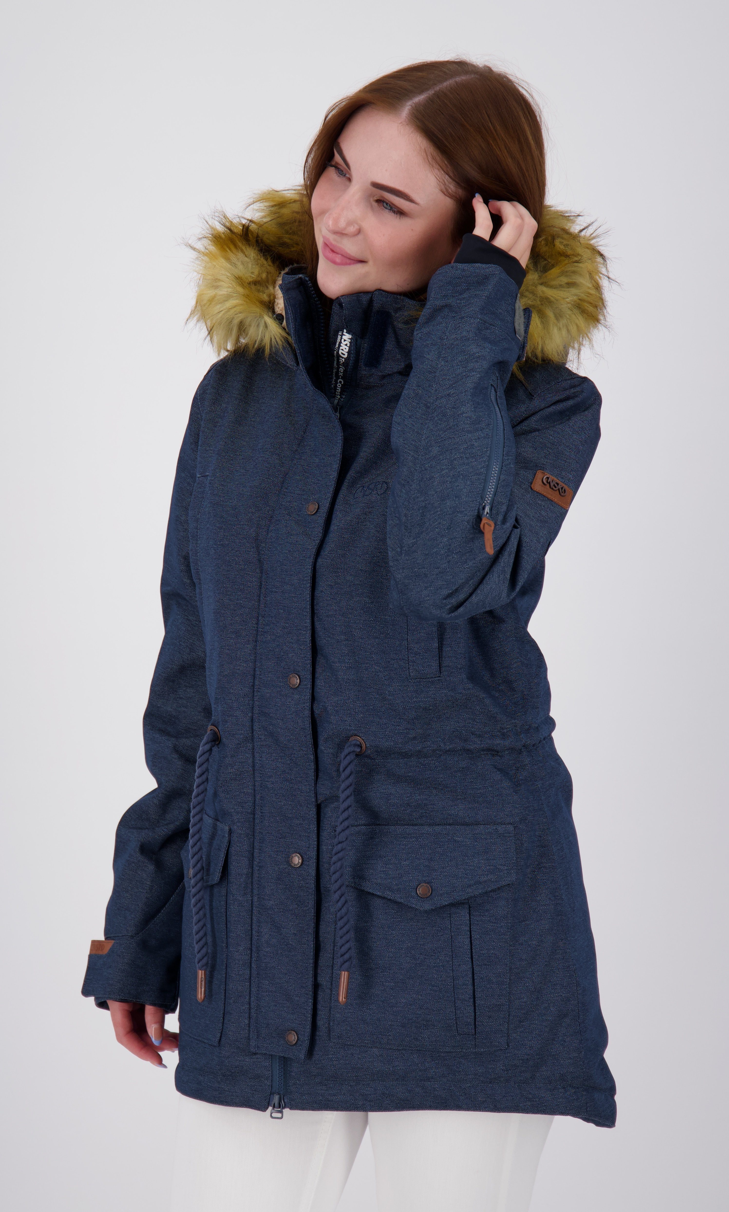 CNSRD Funktionsparka FLORA II COAT CS mit hochschließendem Kragen und Kapuz günstig online kaufen