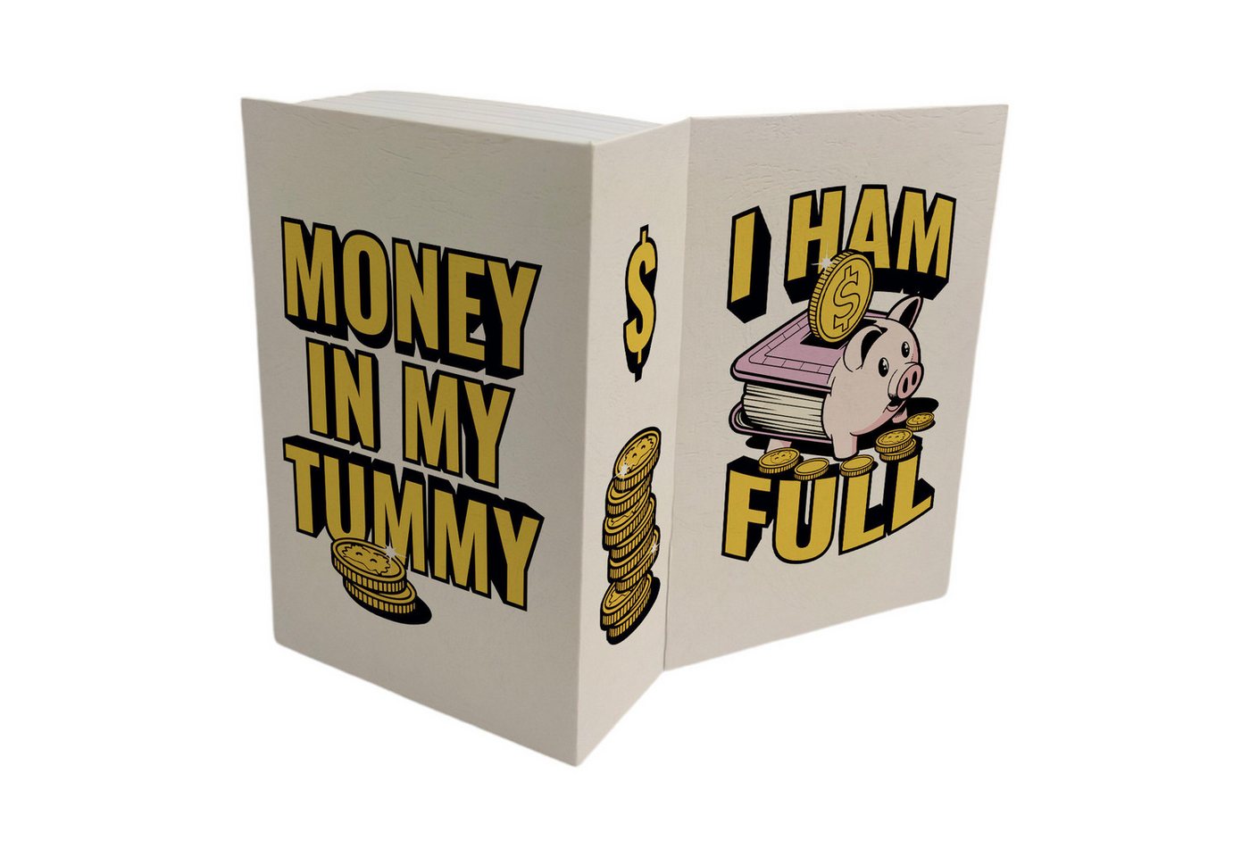 Thumbnail - speecheese Buchtresor Sparschwein Money in My Tummy Booksafe