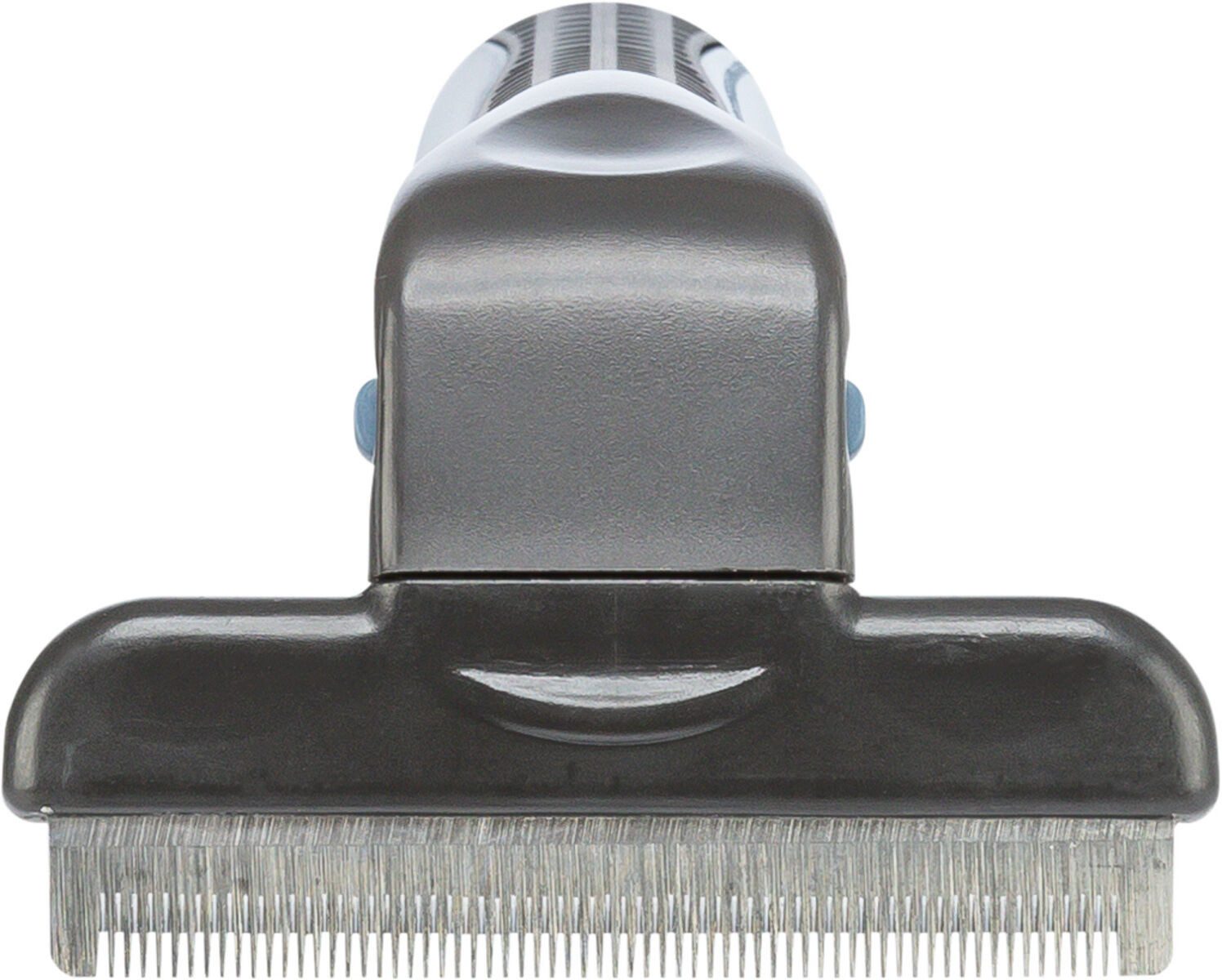 TRIXIE Fellbürste Carding-Striegel, extra scharf - dunkelgrau/blau - 8 × 14 cm