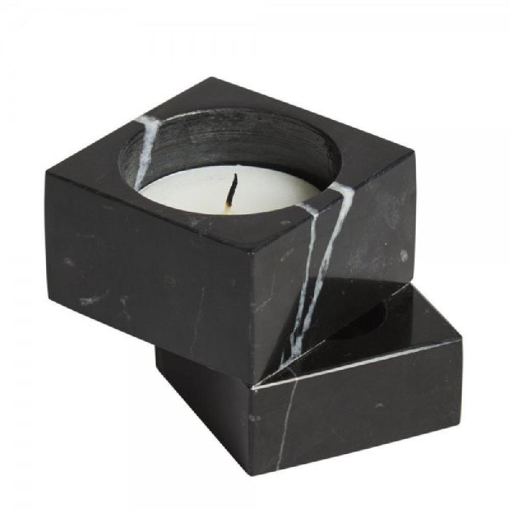 Woud Kerzenhalter Kerzenhalter Je De Dés 1 Marmor Schwarz (7x5x6 cm)