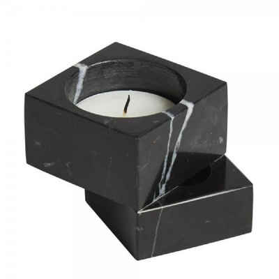 Woud Kerzenhalter Kerzenhalter Je De Dés 1 Marmor Schwarz (7x5x6 cm)
