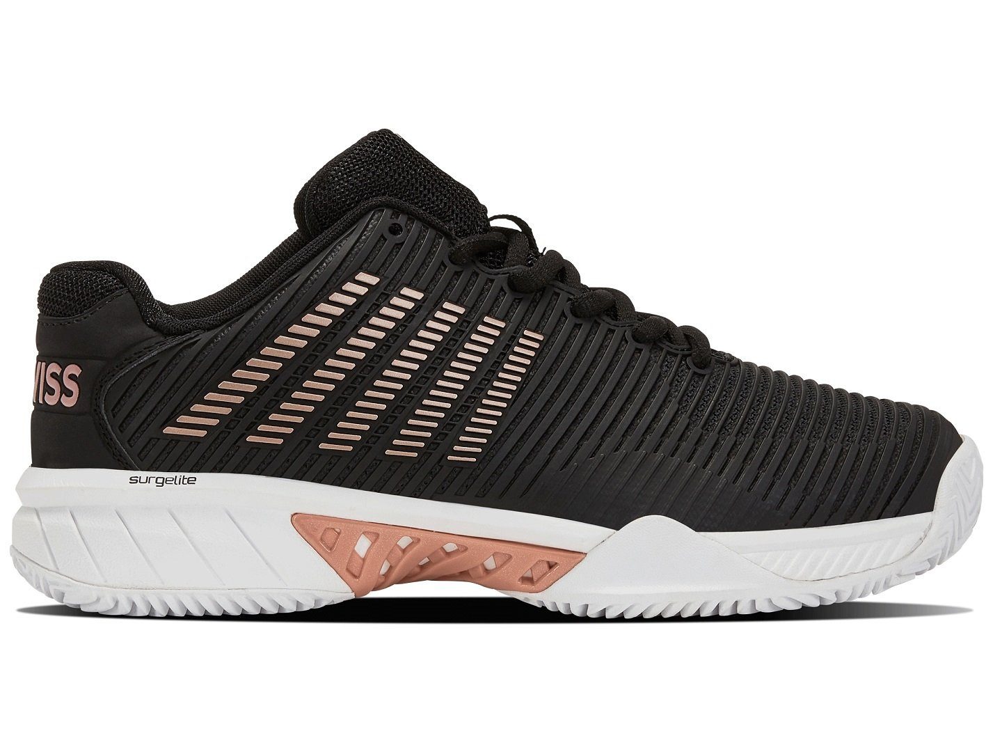 Hypercourt Express 2 Clay/Sandplatz schwarz/rose Damen Tennisschuh