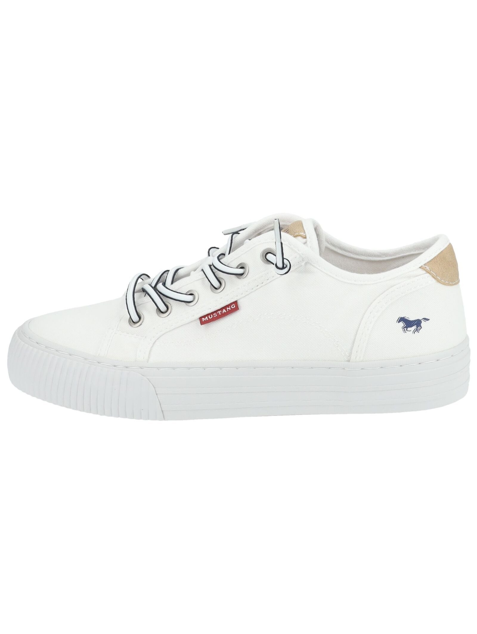 MUSTANG Sneaker Lederimitat/Textil . Sneaker (1-tlg)
