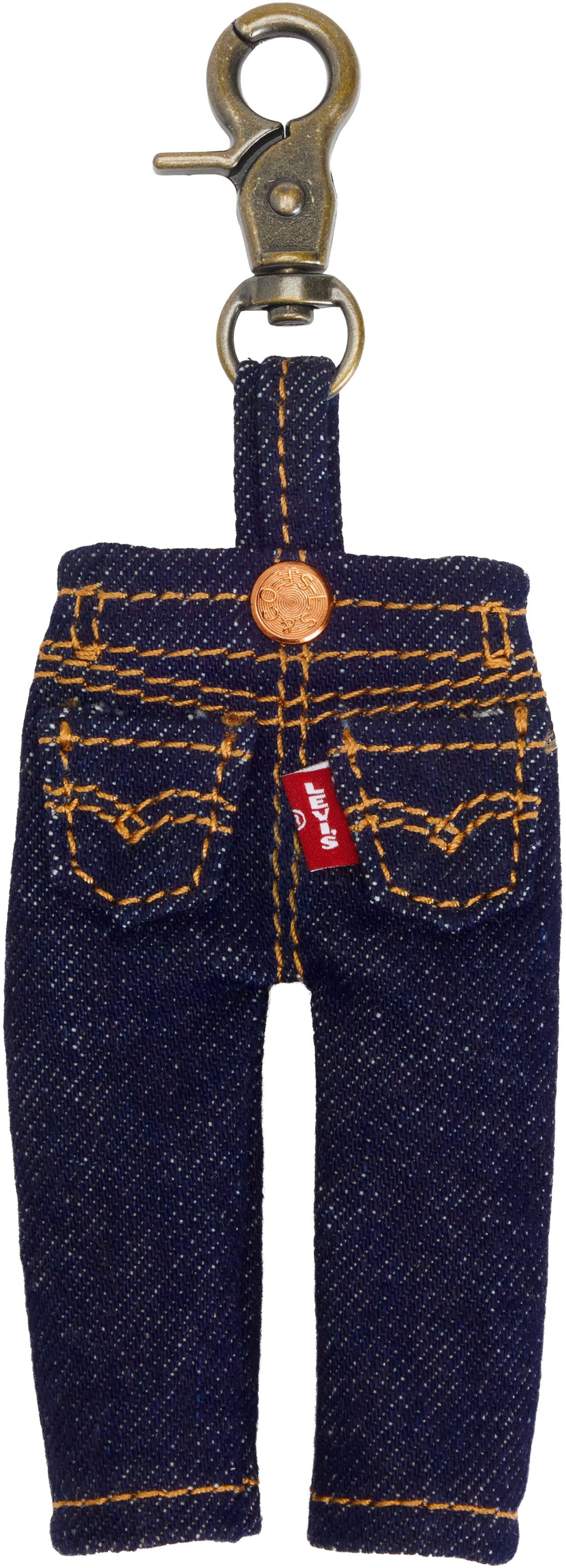 Levi's® Schlüsselanhänger LEVI'S MINI 501 CHARM, Mini Jeans, für Schlüsselbund, Handtasche, Rucksack mit Karabinerhaken