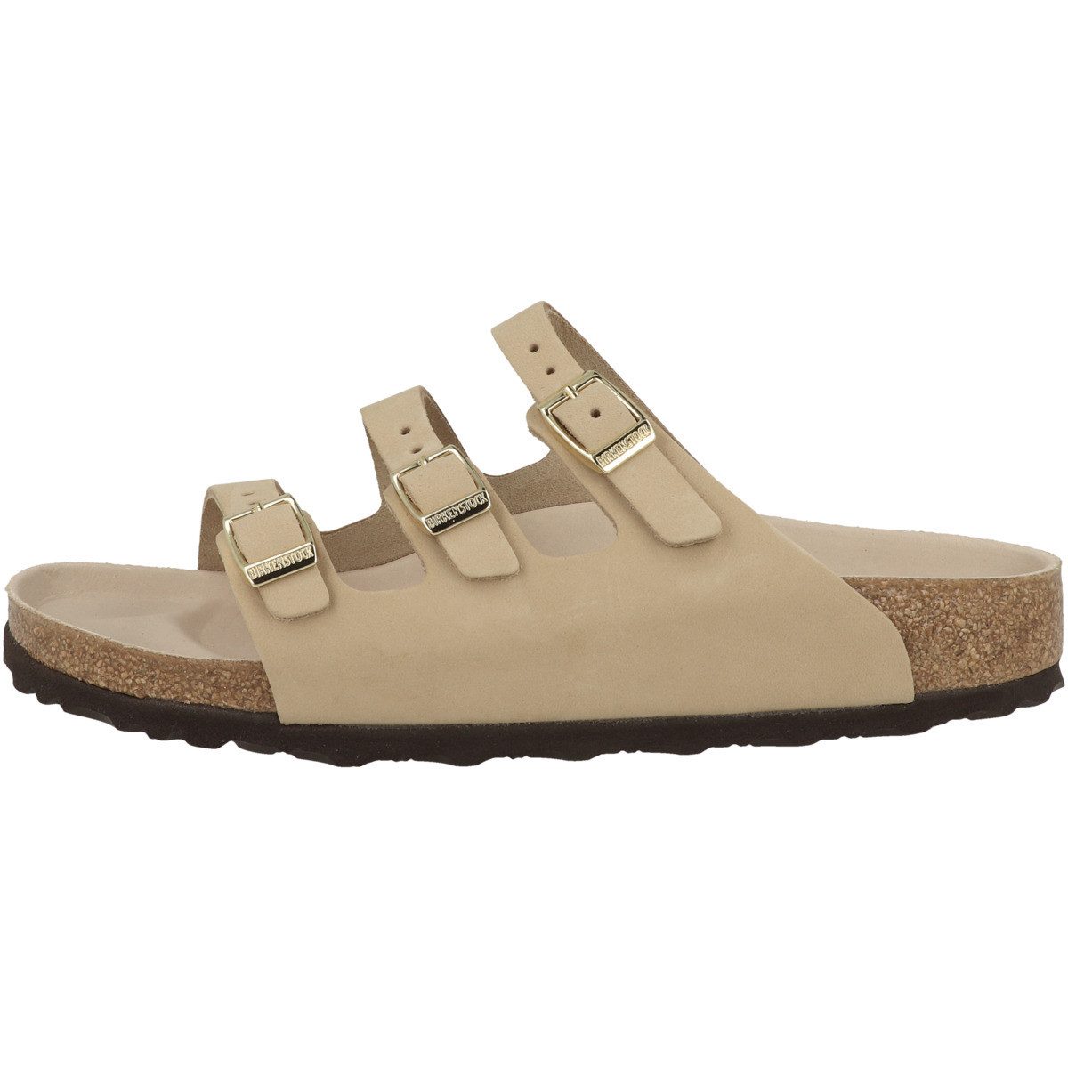 Birkenstock Florida Fresh Nubukleder schmal Damen Sandale Sandaletten, Sommerschuhe, Badeschuhe, Riemchen, Schlappen