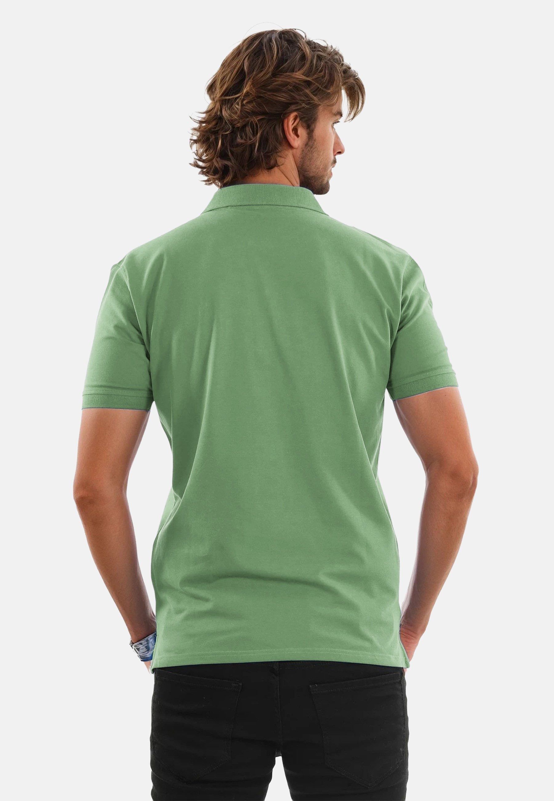 U.S. Polo Assn. Poloshirt USArrchie – Herren Classic Fit kurzarm mit Logo-Stickerei Mit Flachstrick-Kragen, Knopfleiste und elastischer Baumwollmischung – Bild 2 von 5