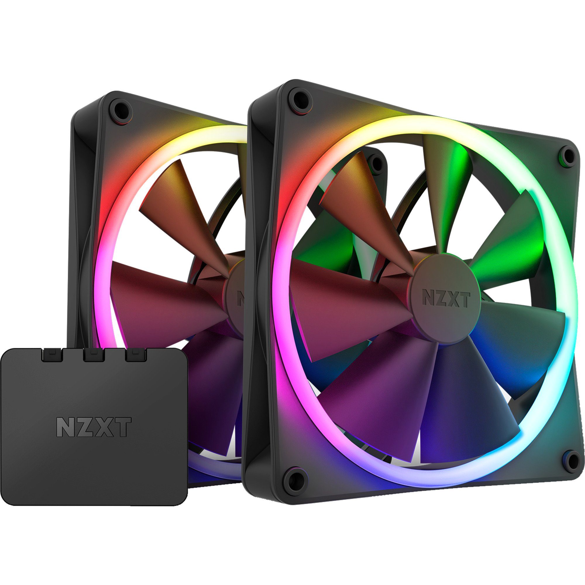 NZXT Корпусний вентилятор NZXT F140 RGB DUO Twin 140x140x25, Корпусний вентилятор