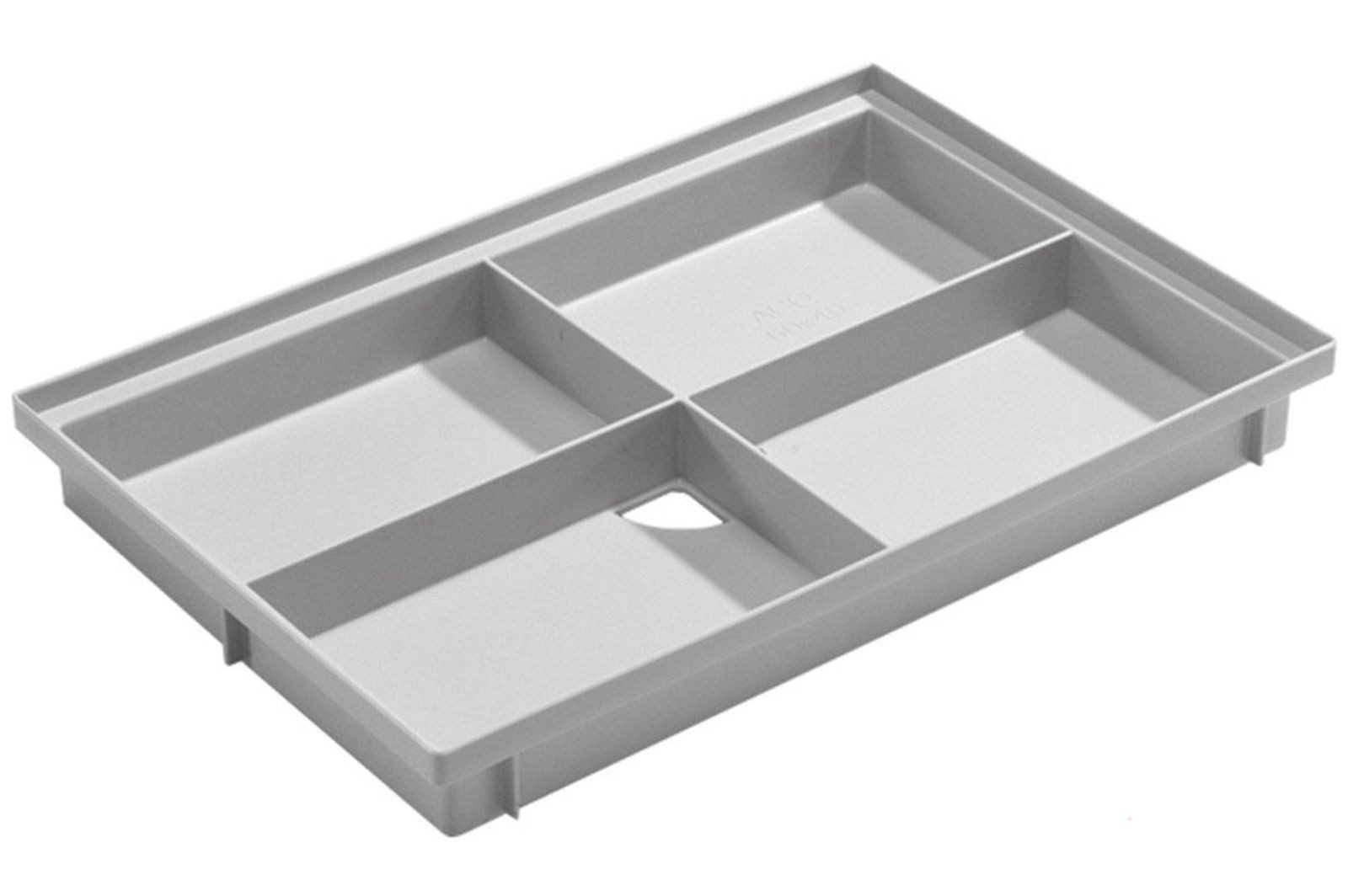 ACO Severin Ahlmann GmbH & Co. KG Fußmatte Bodenwanne Vario Light Kunststoff für Eingangsmatten + Gitterroste, rechteckig, Höhe: 75 mm, 600x400x75mm, mit intergrierter umlaufender Kunststoffzarge