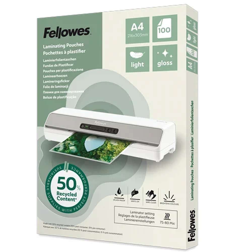 FELLOWES Laminierfolie Fellowes 100142987 Laminierhülle 100 Stück(e)