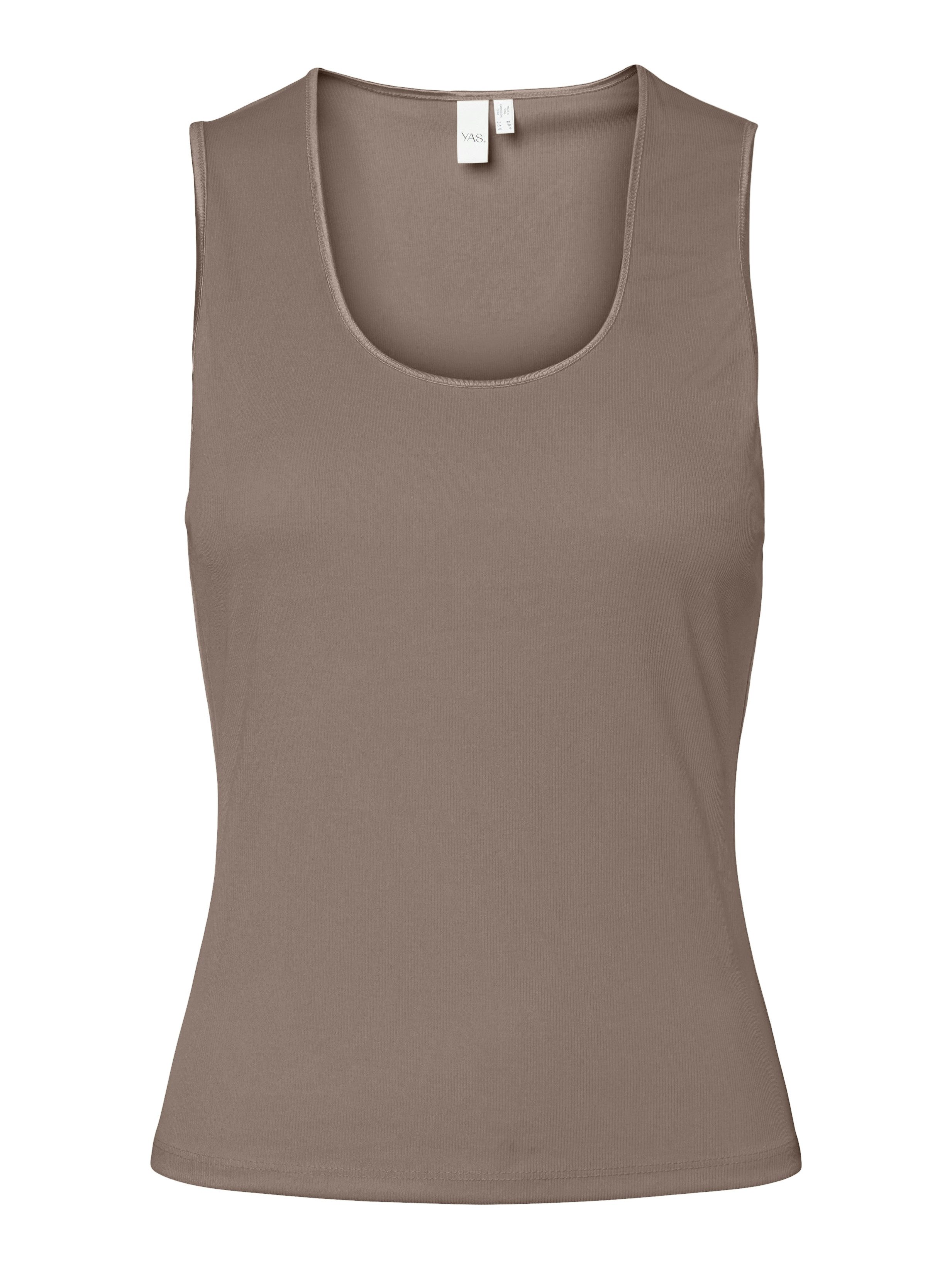 Y.A.S Tanktop YASPALOMA TANK TOP NOOS mit Satinpaspel