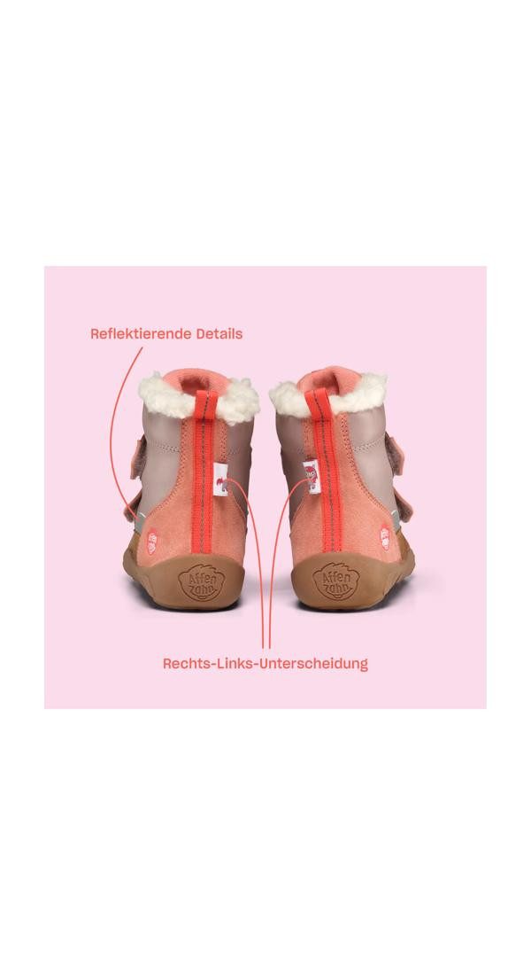 Affenzahn Leder Winty Winterstiefel wasserdicht und gefüttert