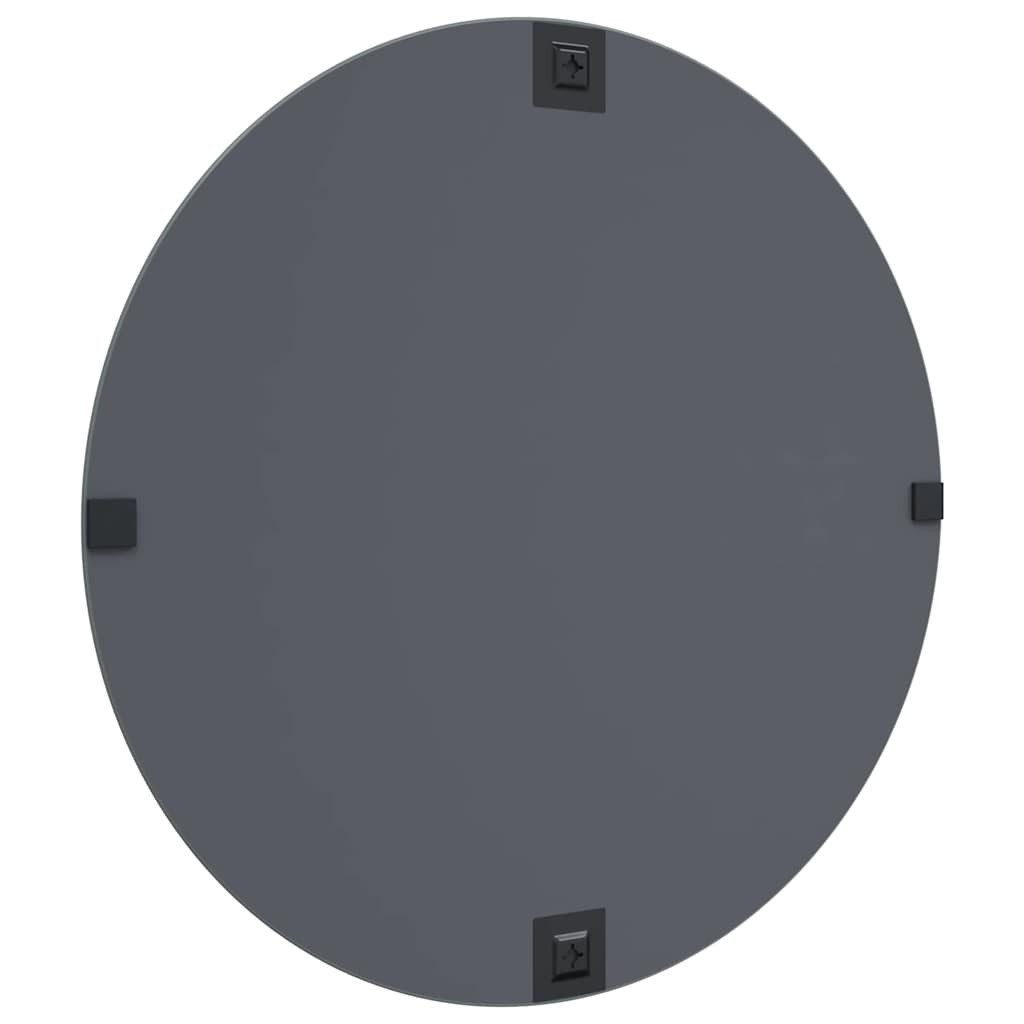 vidaXL Spiegel Wandspiegel Rund Ø 70 cm Gehärtetes Glas (1-St) – Bild 5 von 5