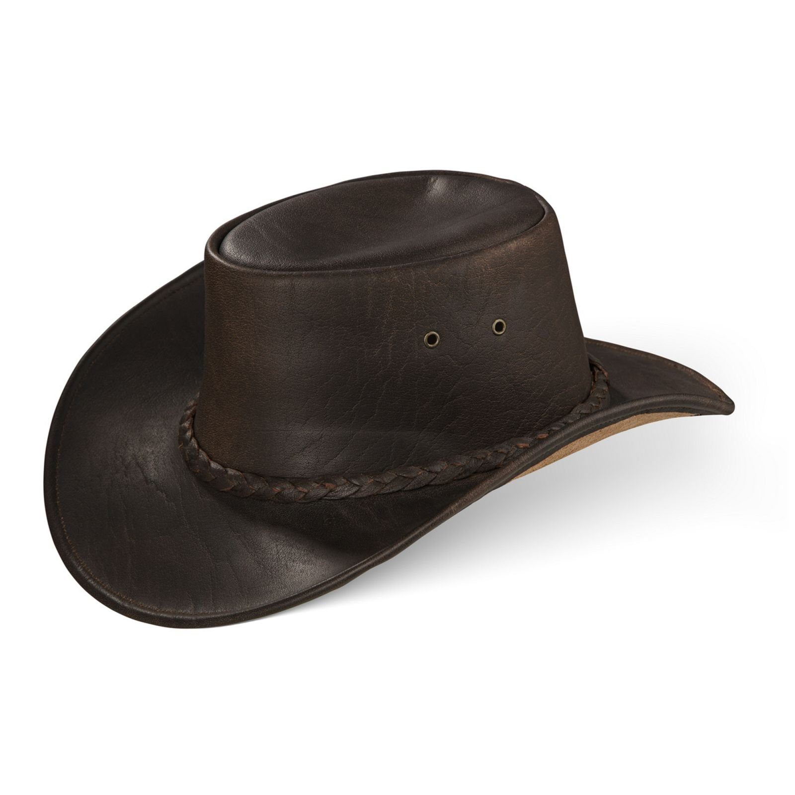 BLACK S FOX Premium Größe SYDNEY FOREST Western Cowboyhut Brown Hut Leder Cowboy