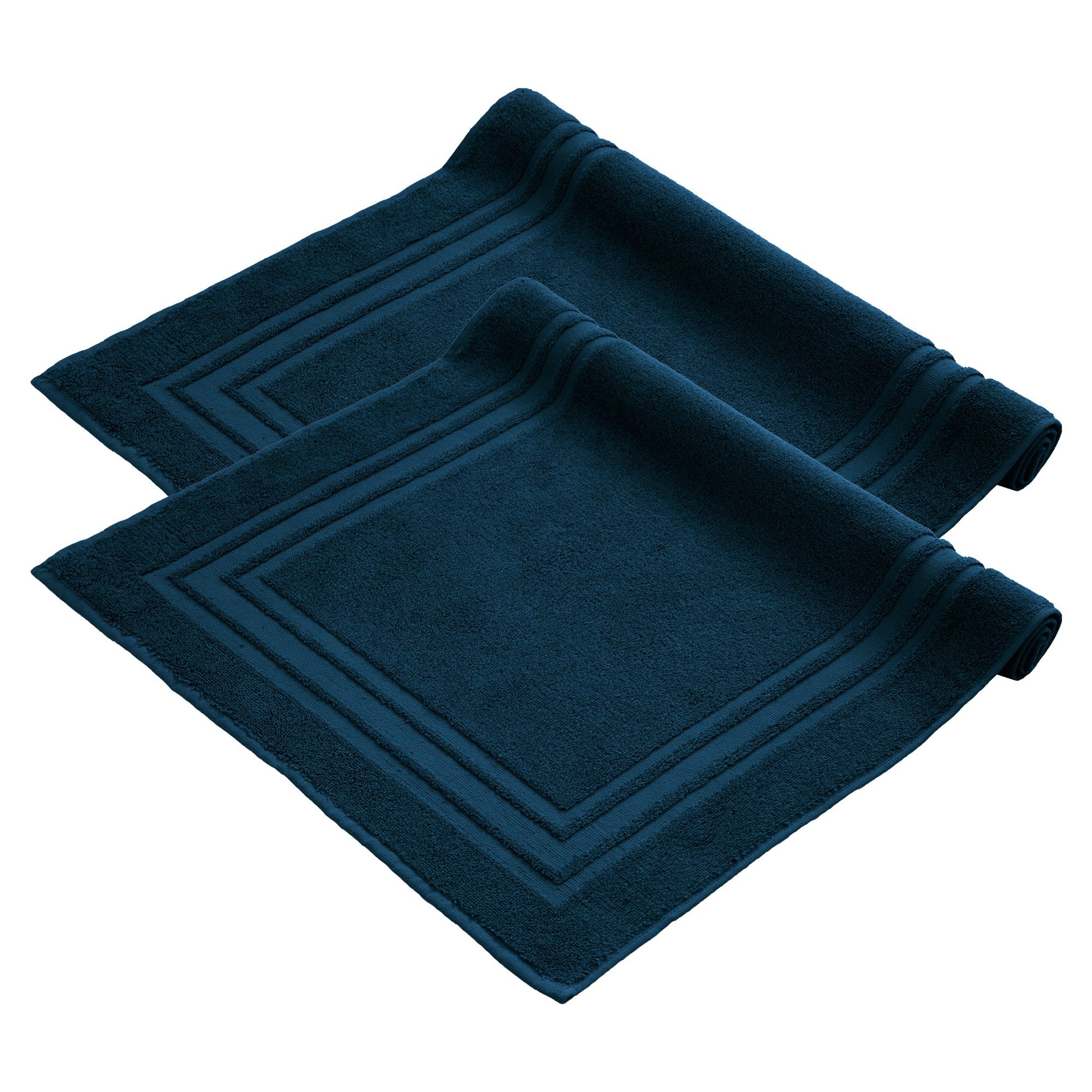 Badematte Badvorleger aus 100% Baumwolle Komfortec, 50x70 cm