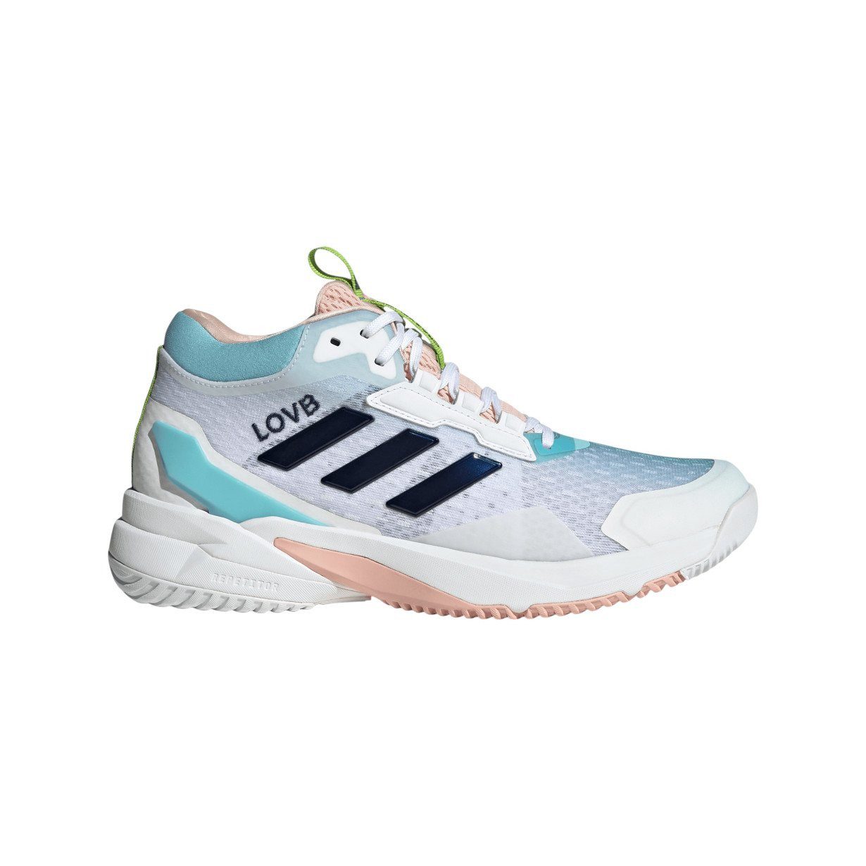 adidas Performance Hallen-Indoorschuhe CrazyFlight 6 Mid weiss/blau Damen B günstig online kaufen