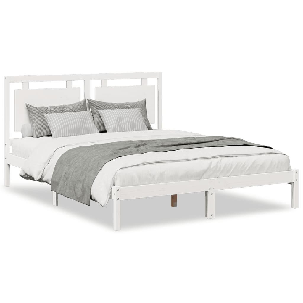 vidaXL Bett Massivholzbett Extra Lang ohne günstig online kaufen